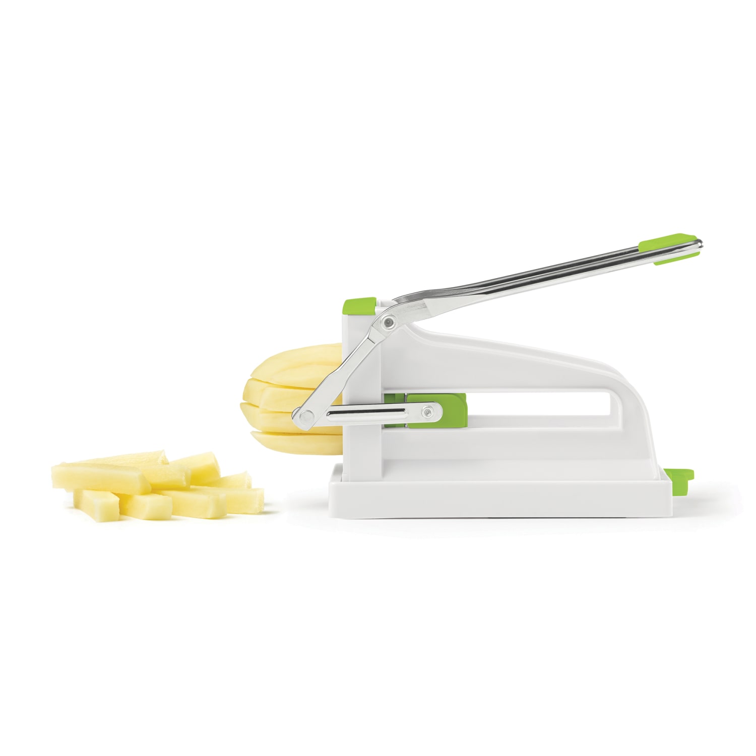 Starfrit Stainless Steel Fry Cutter, White/Green - Image 4