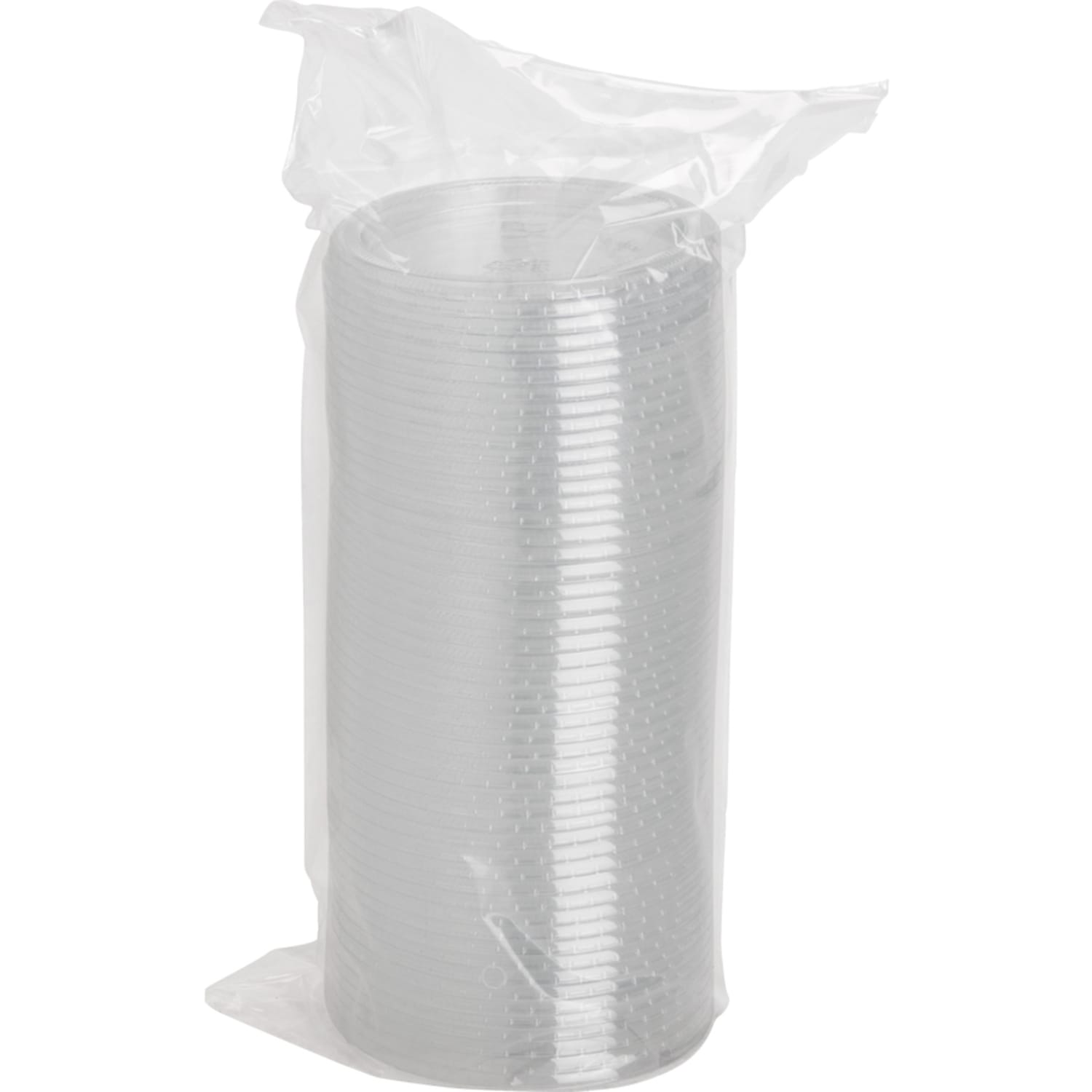 Genuine Joe Portion Cup Lid - 2.9in Diameter - Transparent, Clear - 50/Bag - 50 / Carton - Image 4
