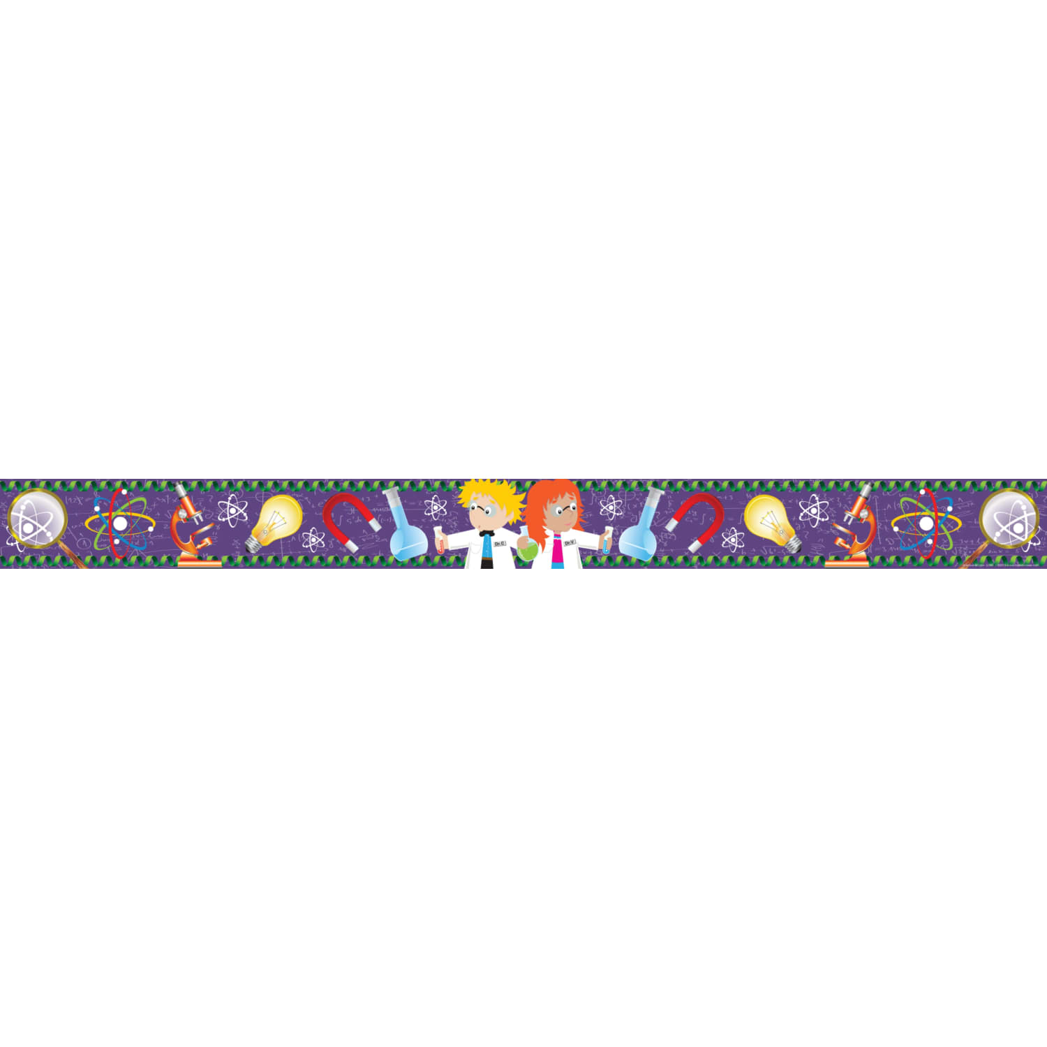 Barker Creek Double-Sided Straight-Edge Border Strips, 3in x 35in, Science, Pack Of 12 - Image 3