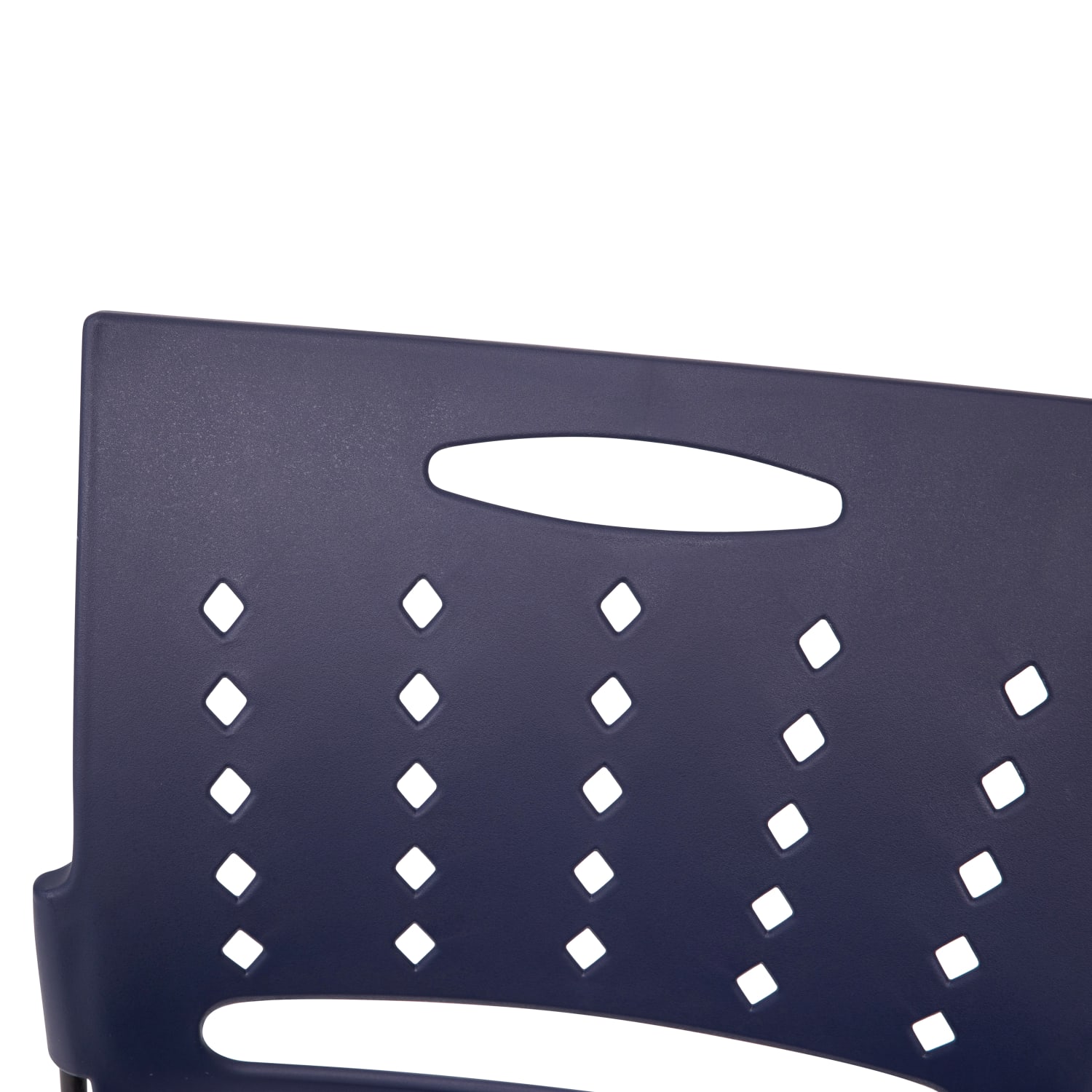 Flash Furniture Sled Base Stacking Chairs With Handles And Air Vent Backs Navy PopularChairscom
