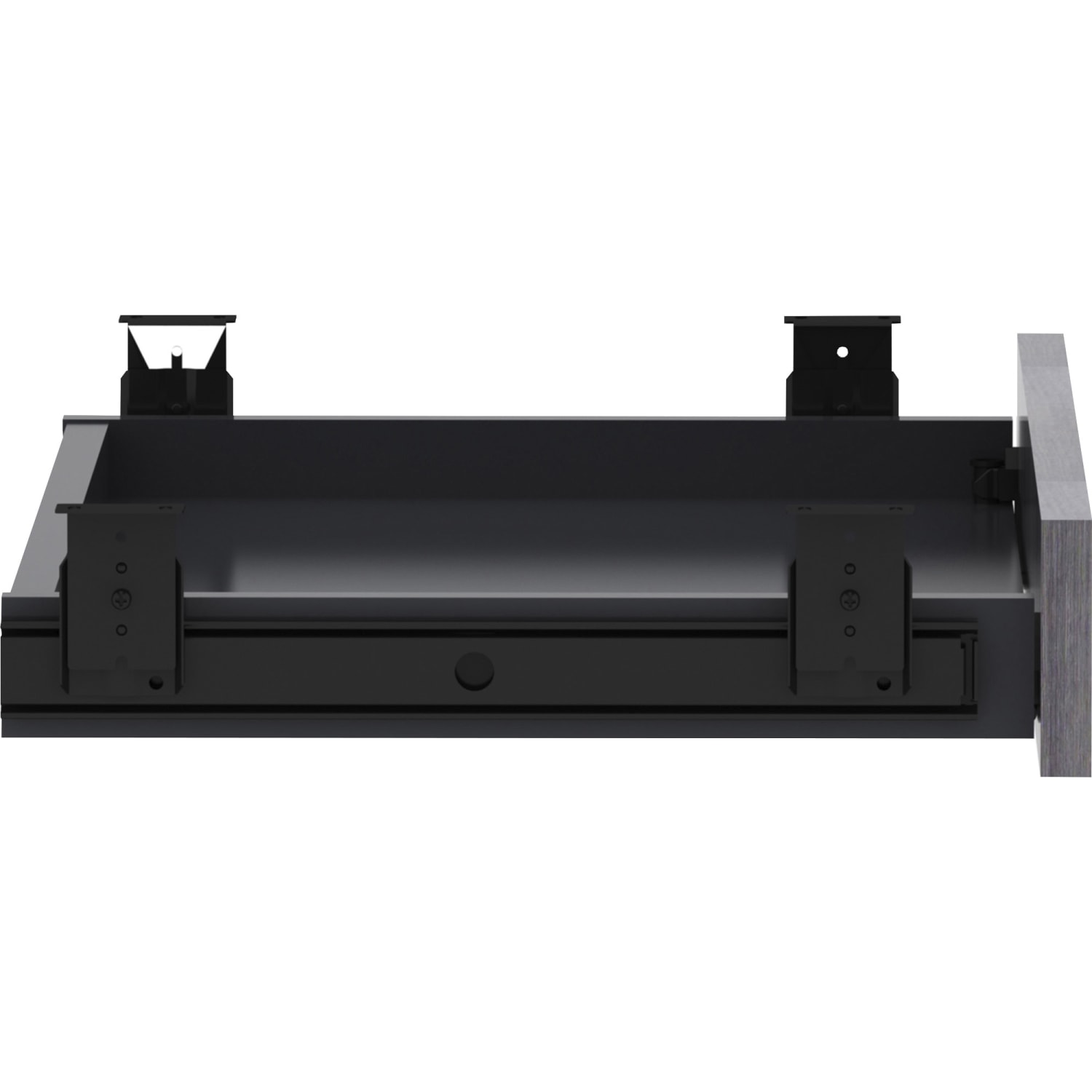 Lorell Replacement Center Drawer, 5-1/8inH x 28-7/16inW x 16-3/4inD, Weathered Charcoal - Image 3