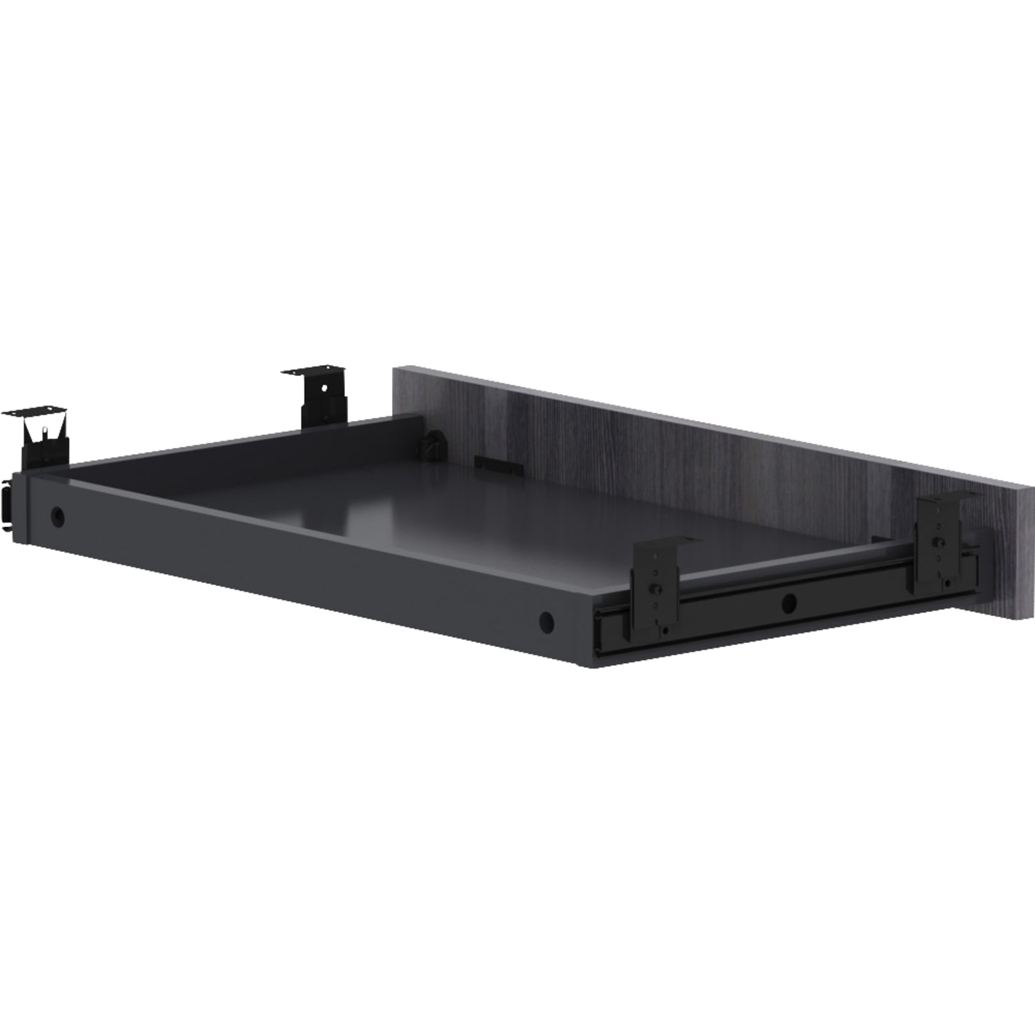 Lorell Replacement Center Drawer, 5-1/8inH x 28-7/16inW x 16-3/4inD, Weathered Charcoal - Image 4