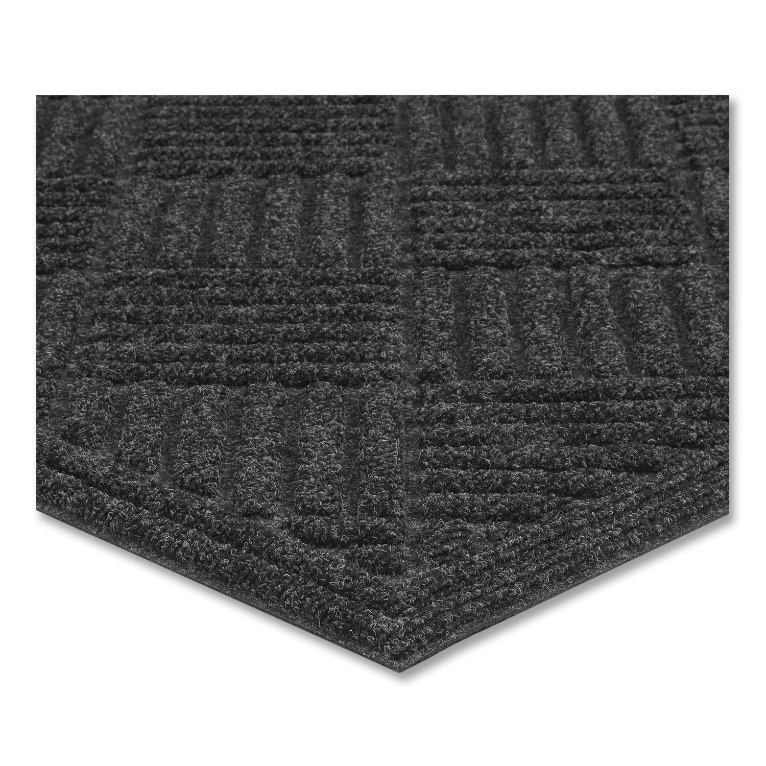 Apache Mills Ecomat Crosshatch Entry Mat, 48 x 72, Charcoal - Image 4