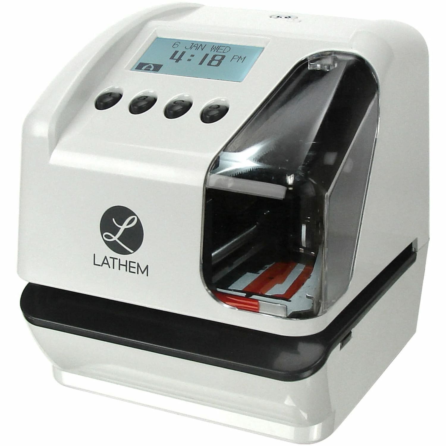 Lathem LT5 Electronic Time and Date Stamp - Card Punch/Stamp - Digital - Time, Date Record Time - Image 4