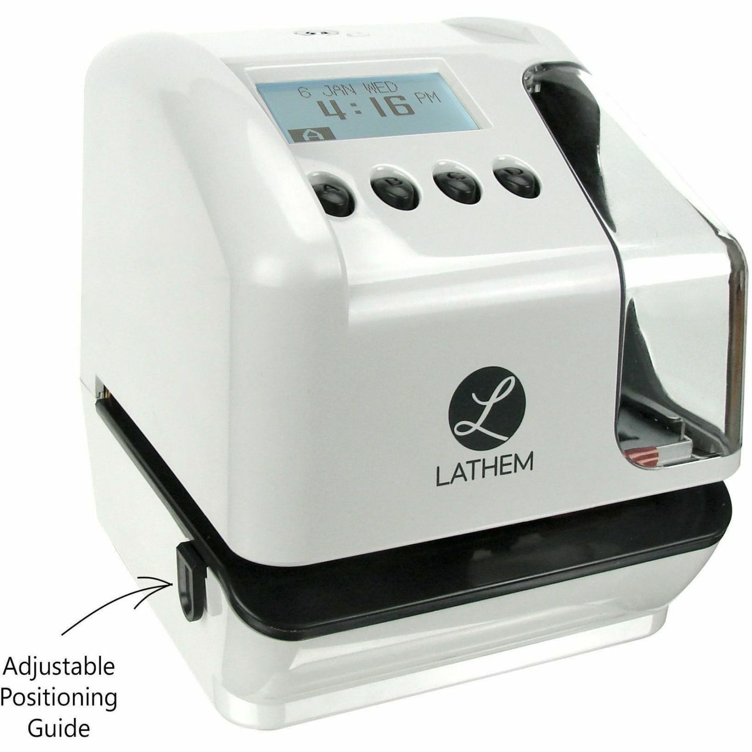 Lathem LT5 Electronic Time and Date Stamp - Card Punch/Stamp - Digital - Time, Date Record Time - Image 6