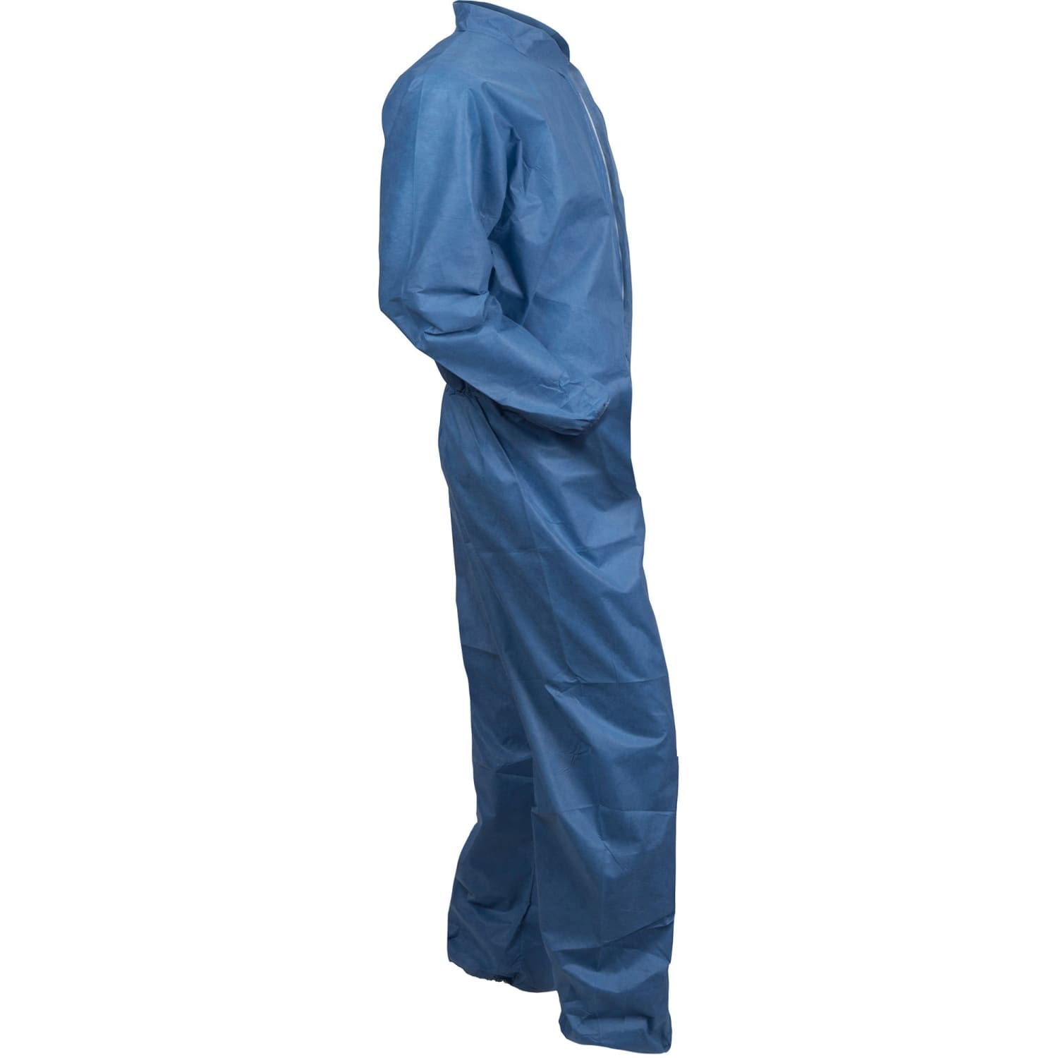 Kleenguard A20 Coveralls - Zipper Front, Elastic Back, Wrists & Ankles - Size 3-Xtra Large - Flying Particle, Contaminant, Dust Protection - Blue - Zipper Front, Elastic Wrist & Ankle, Breathable, Comfortable - 20 / Carton - Image 3