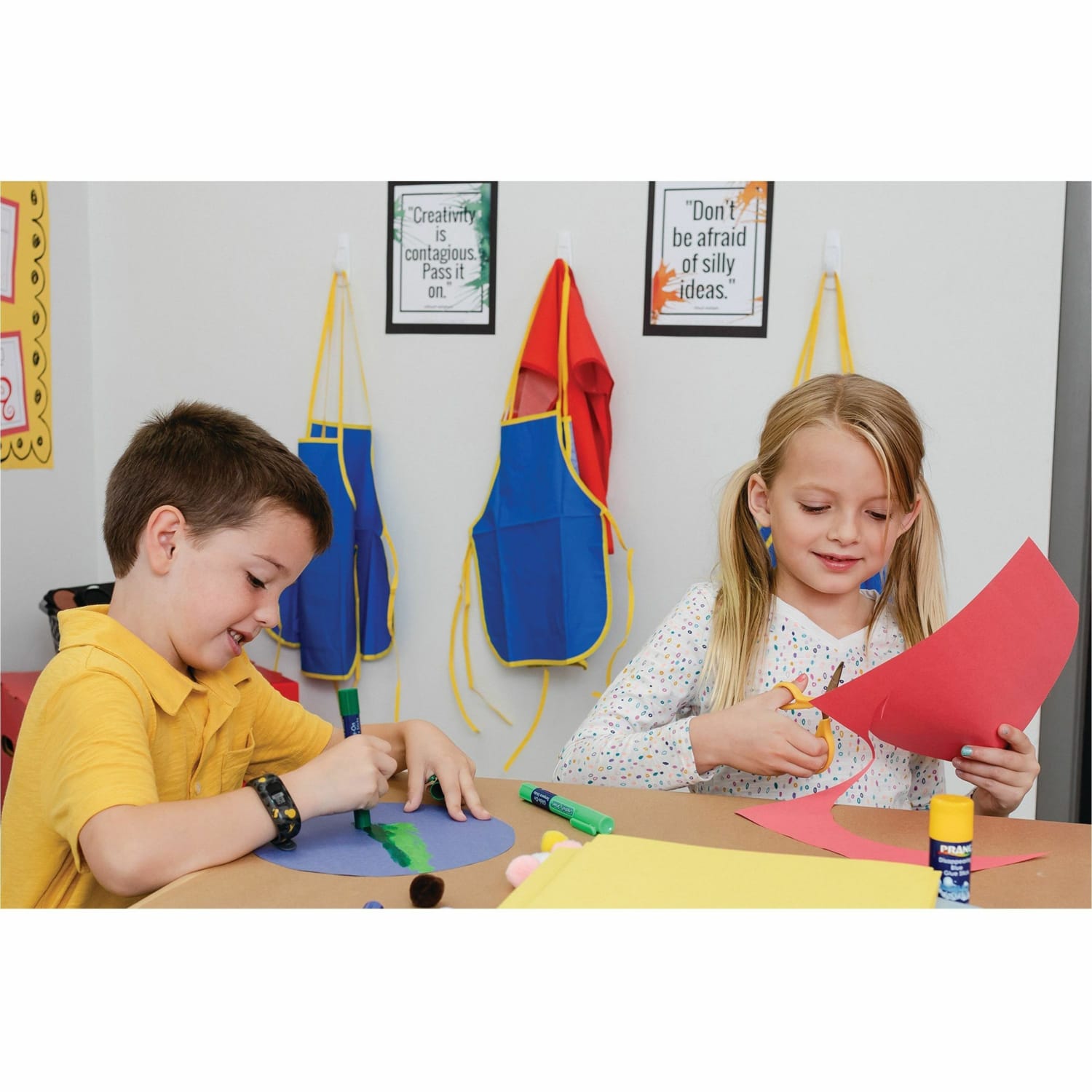 Prang Construction Paper - Multipurpose - 36in x 24in - 50 / Pack - Assorted, Blue, Brown, Holiday Green, Orange, Pink, Scarlet, Violet, White, Yellow - Image 4