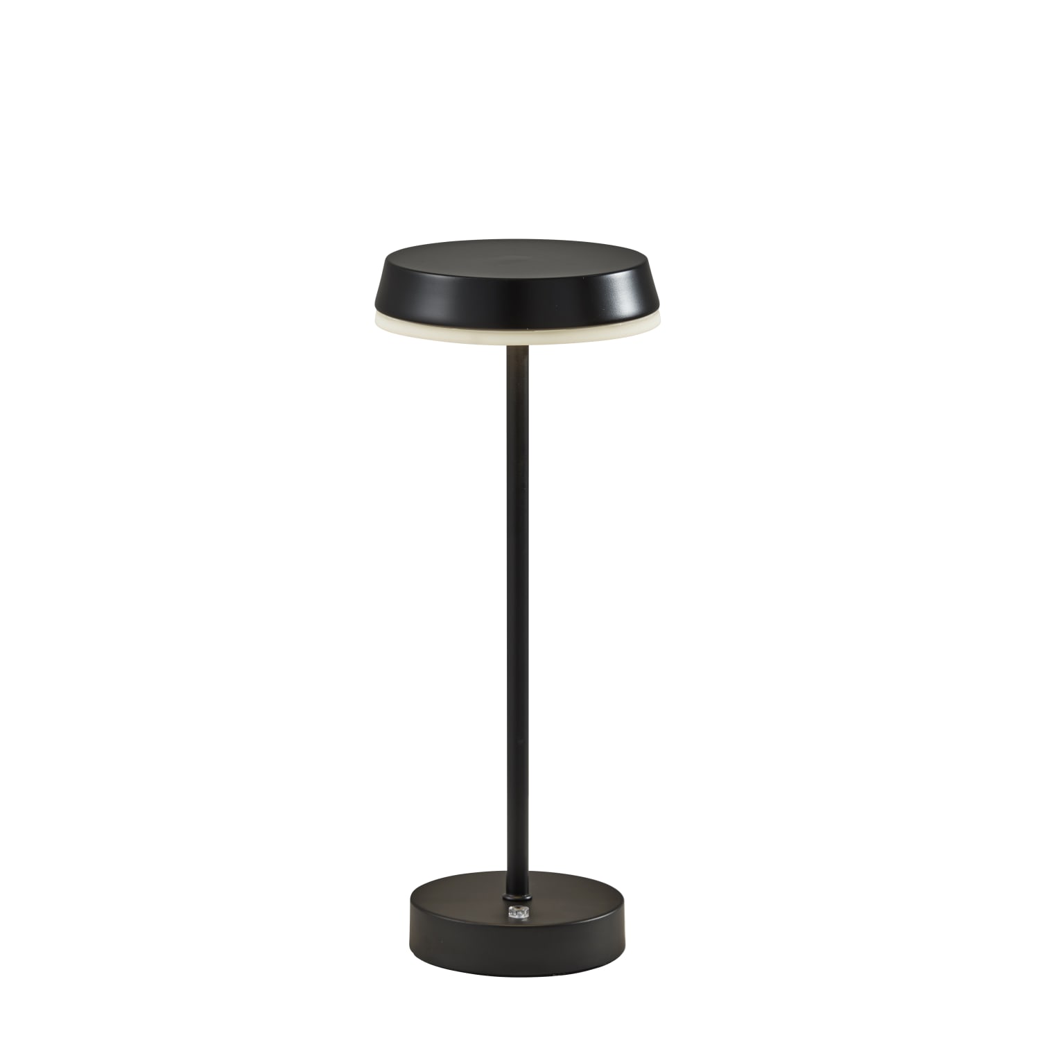 Adesso Tommy LED Cordless Indoor/Outdoor Table Lamp, 15inH, Black