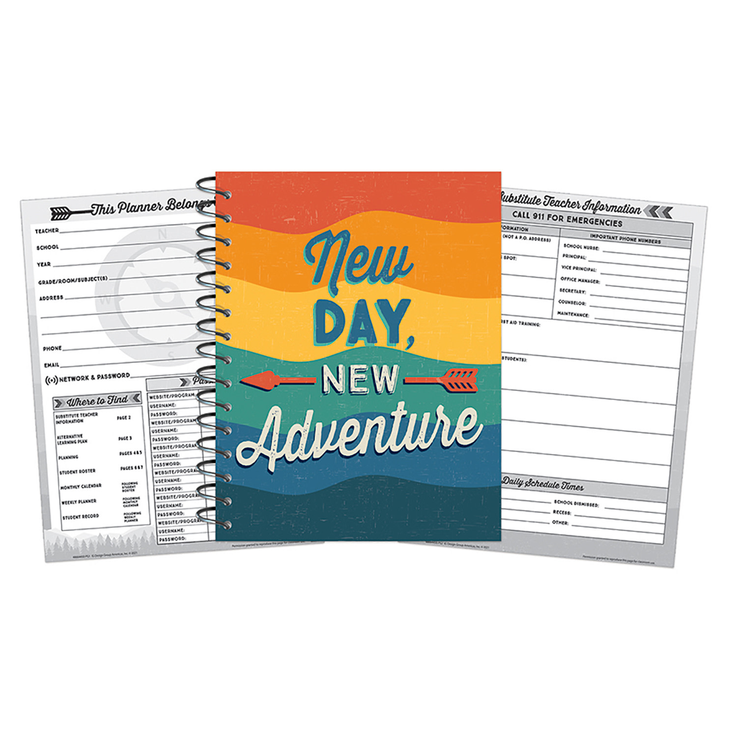 Eureka Adventurer Lesson Plan Spiral Bound Book, Pack Of 2 - Image 3