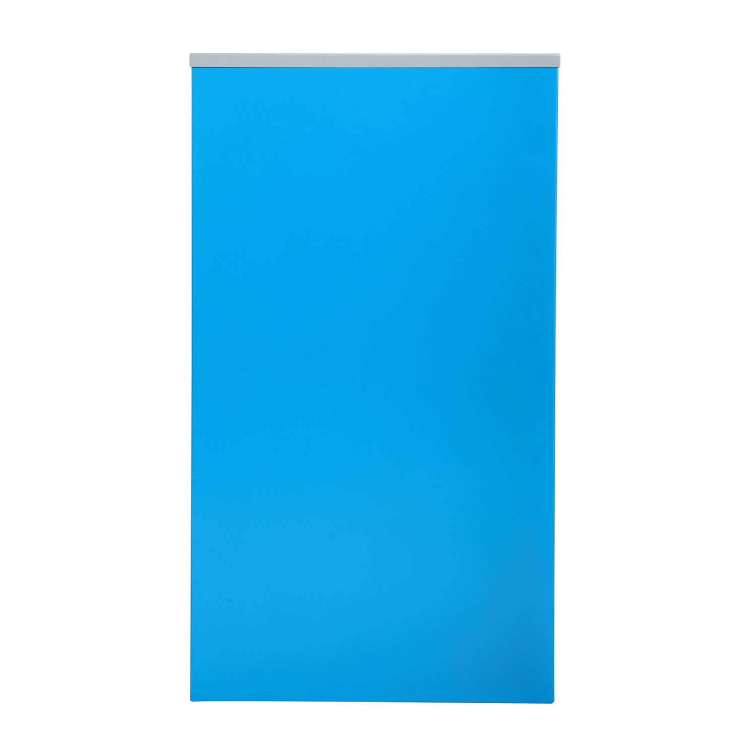 Alpine Industries Stainless Steel Recycling Bin With Mixed Lid, 29 Gal, 30inH x 16-15/16inW x 16-15/16inD, Blue - Image 6