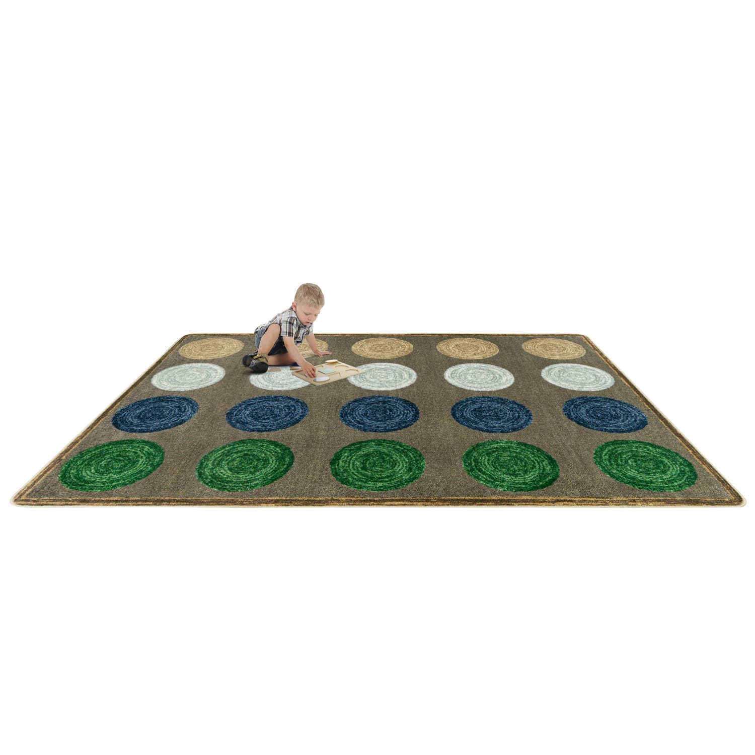 Joy Carpets Kids Essentials Rectangle Area Rug, 5-1/3ft x 7-33/50ft, Mindful Seating - Image 5