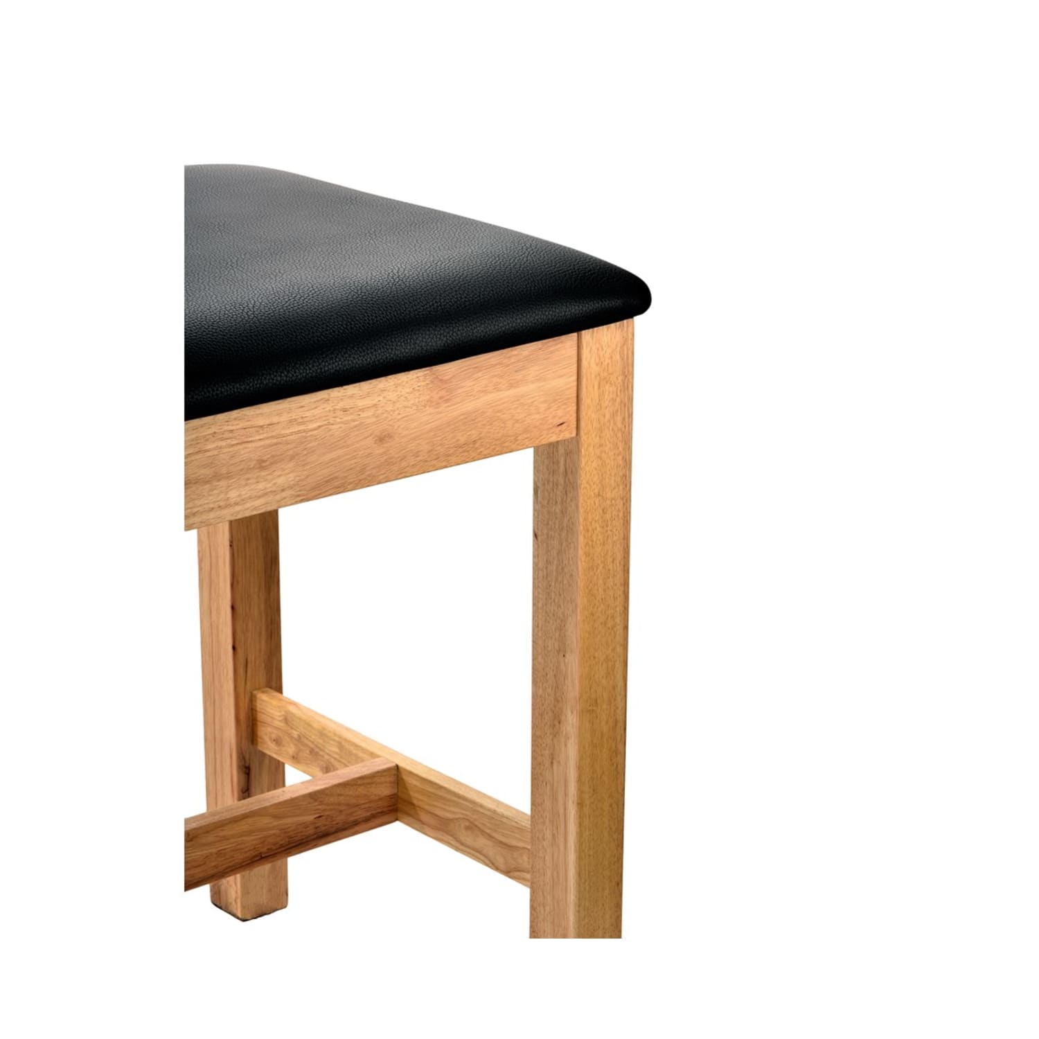 Alpine AdirMed Wooden Straight Line Treatment Table, 30-3/4inH x 72inW x 24inD, Black - Image 4