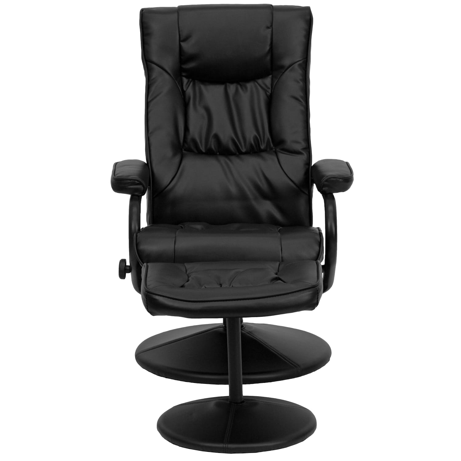 Flash Furniture Contemporary Recliner With Wrapped Base Ottoman Black PopularChairscom Flash Furniture Contemporary Recliner With Wrapped Base Ottoman Black PopularChairscom