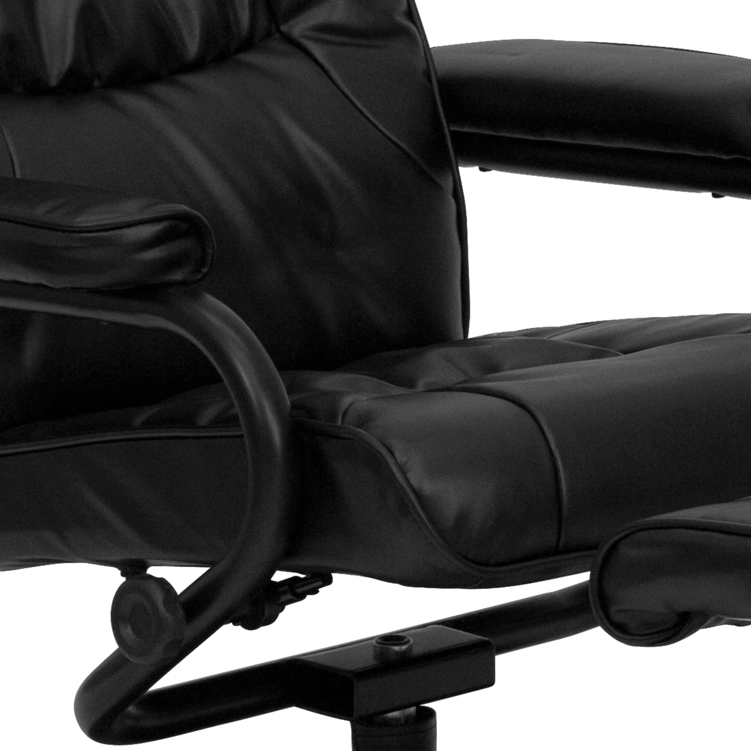 Flash Furniture Contemporary Recliner With Wrapped Base Ottoman Black PopularChairscom Flash Furniture Contemporary Recliner With Wrapped Base Ottoman Black PopularChairscom
