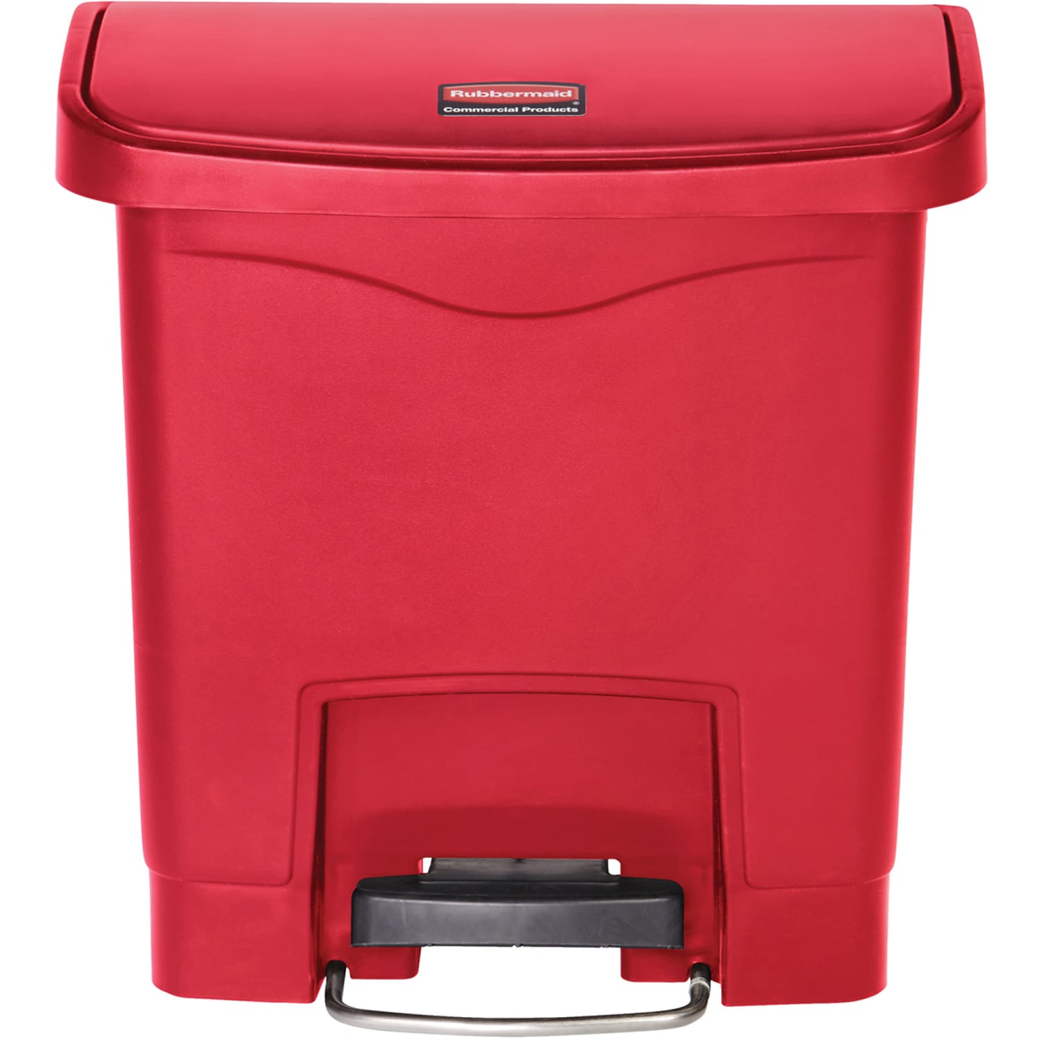 Rubbermaid Commercial 4G Slim Jim Front Step Container - Step-on Opening - 4 gal Capacity - Rectangular - RCP1883563 - Image 3
