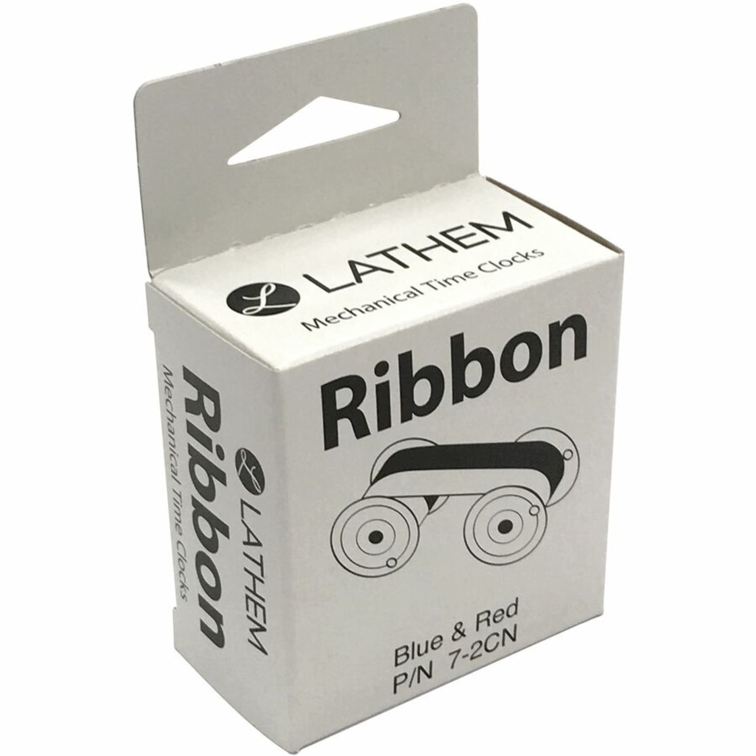 Lathem Time Recorder 2-Color Replacement Ribbon For 2121/4001 Models - Image 4