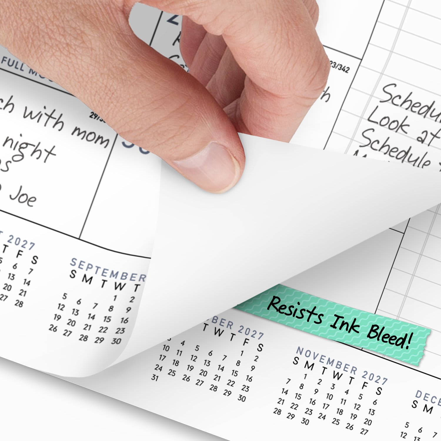AT-A-GLANCE Contemporary 2027 Monthly Desk Pad Calendar, Compact, 18in x 11in - Image 4