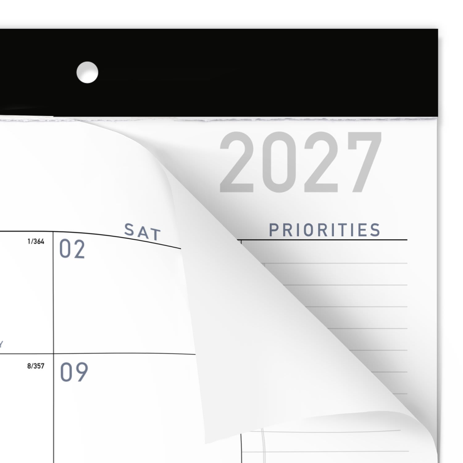 AT-A-GLANCE Contemporary 2027 Monthly Desk Pad Calendar, Compact, 18in x 11in - Image 6