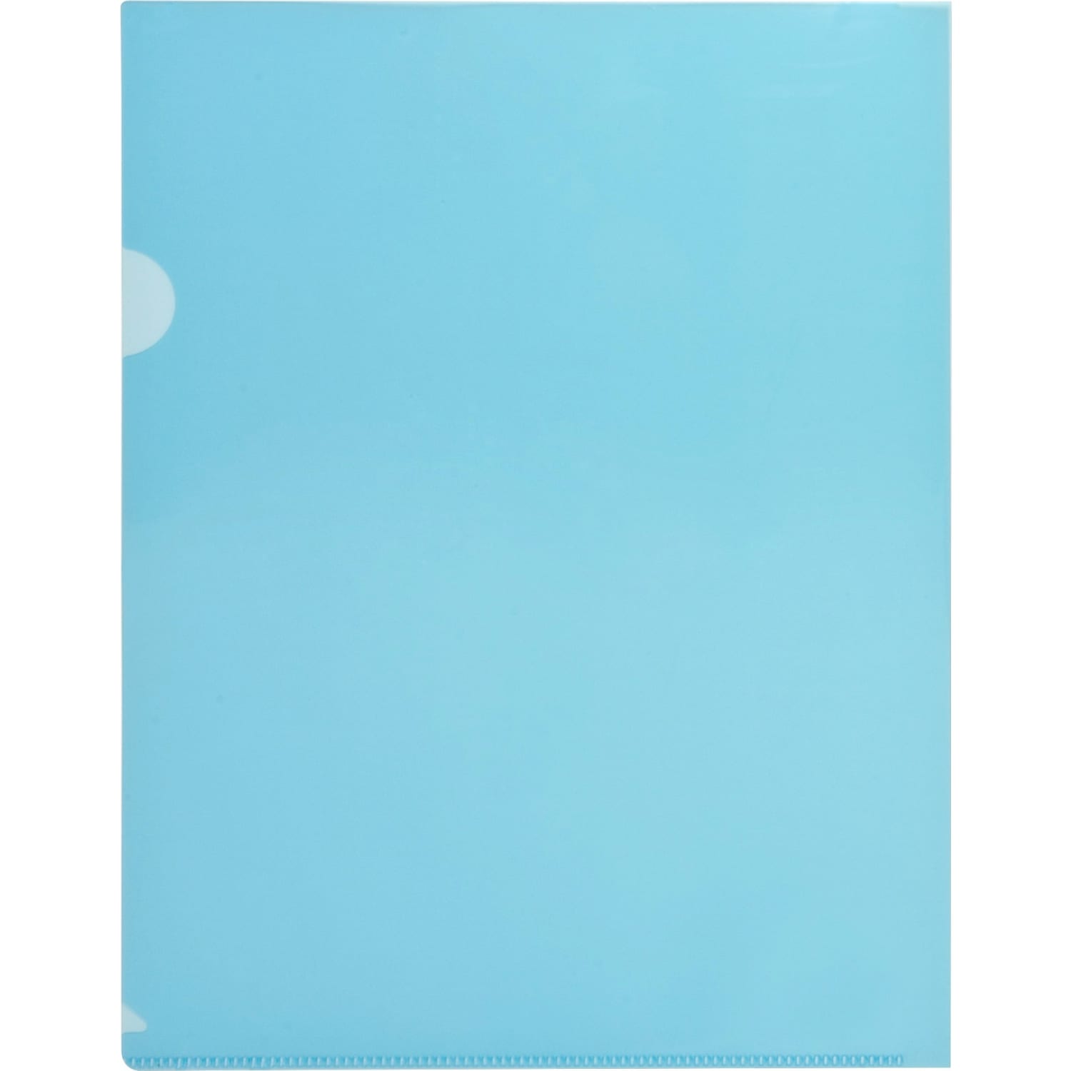 Sparco Transparent File Holders, Letter Size, Blue, Pack Of 10 - Image 3