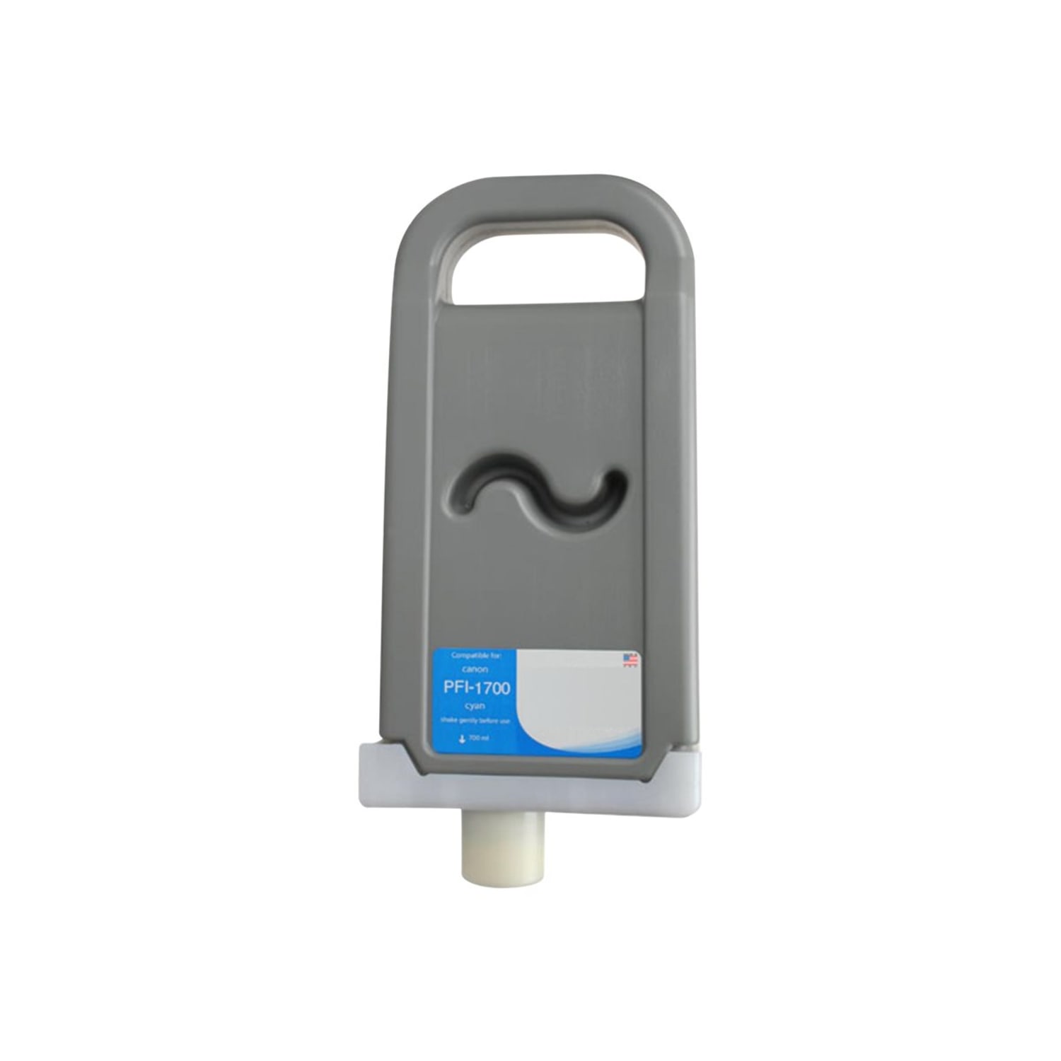Clover Imaging Group Wide Format - 700 ml - cyan - compatible - box - ink cartridge (alternative for: Canon PFI-1700C) - non-OEM - for Canon imagePROGRAF PRO-2000, PRO-2100, PRO-4000, PRO-4100, PRO-6000, PRO-6100 - Image 3