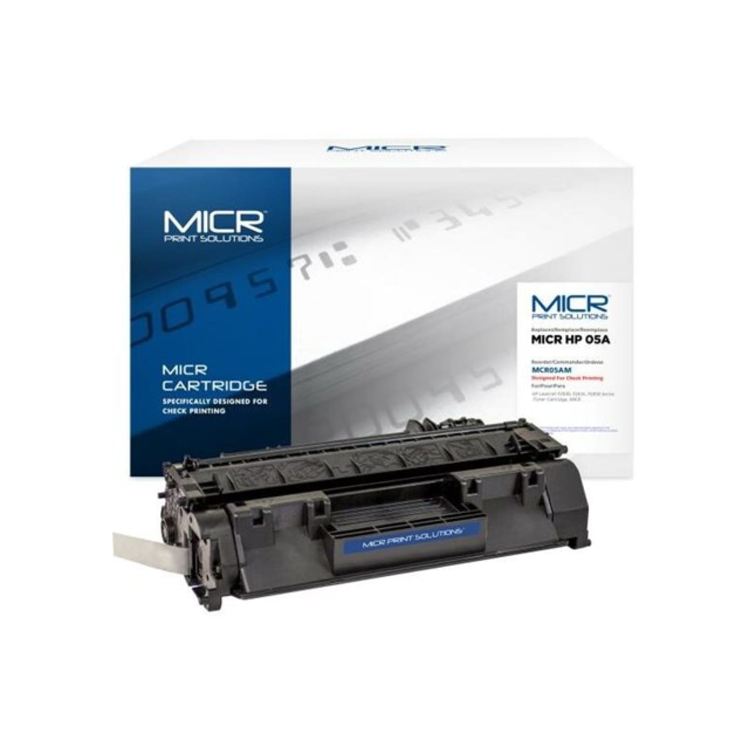 MICR Print Solutions Remanufactured Black Toner Cartridge Replacement For HP CE505A - Image 3
