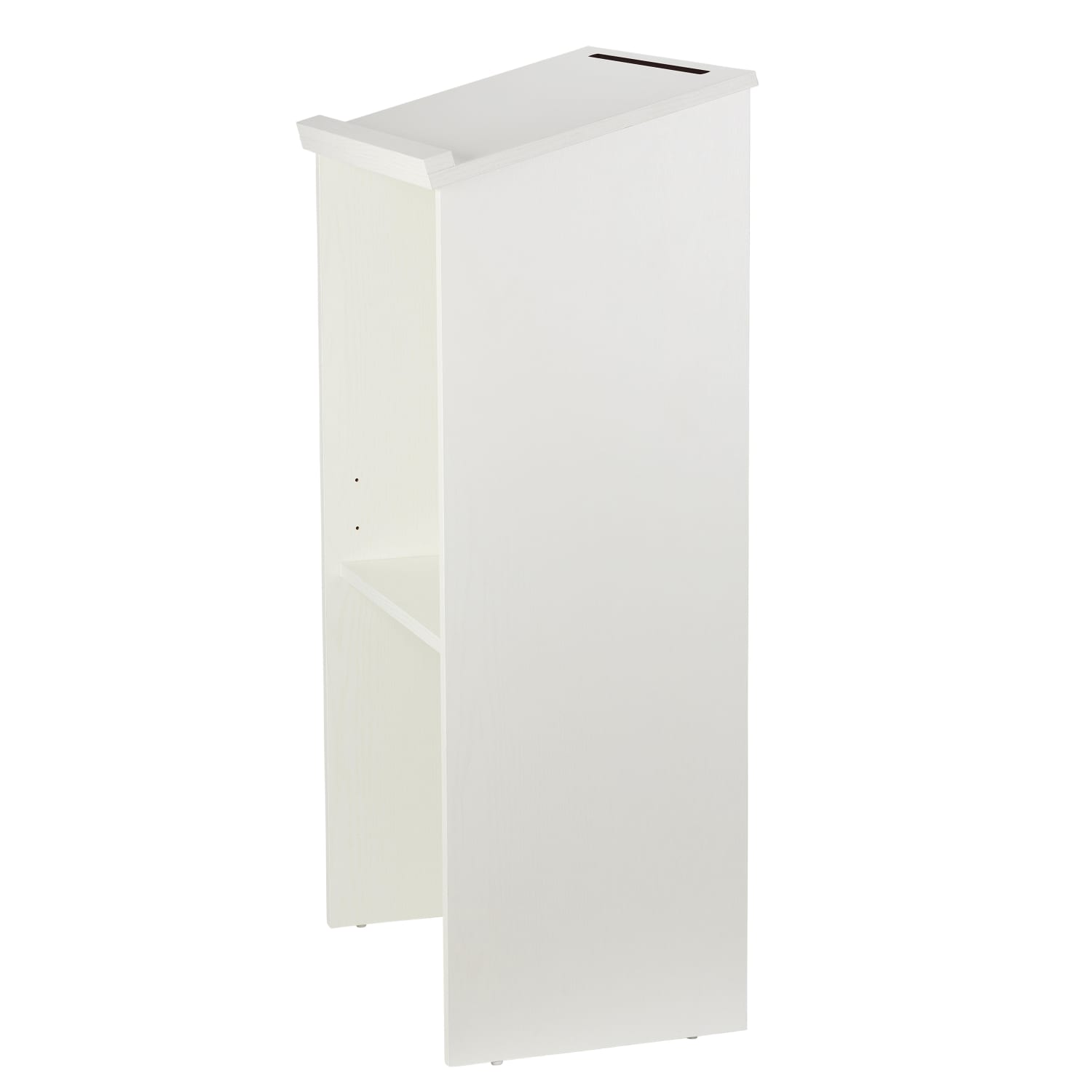 Alpine AdirOffice Stand-Up Floor Podium Lectern, 45-13/16inH x 23inW x 15inD, White - Image 4