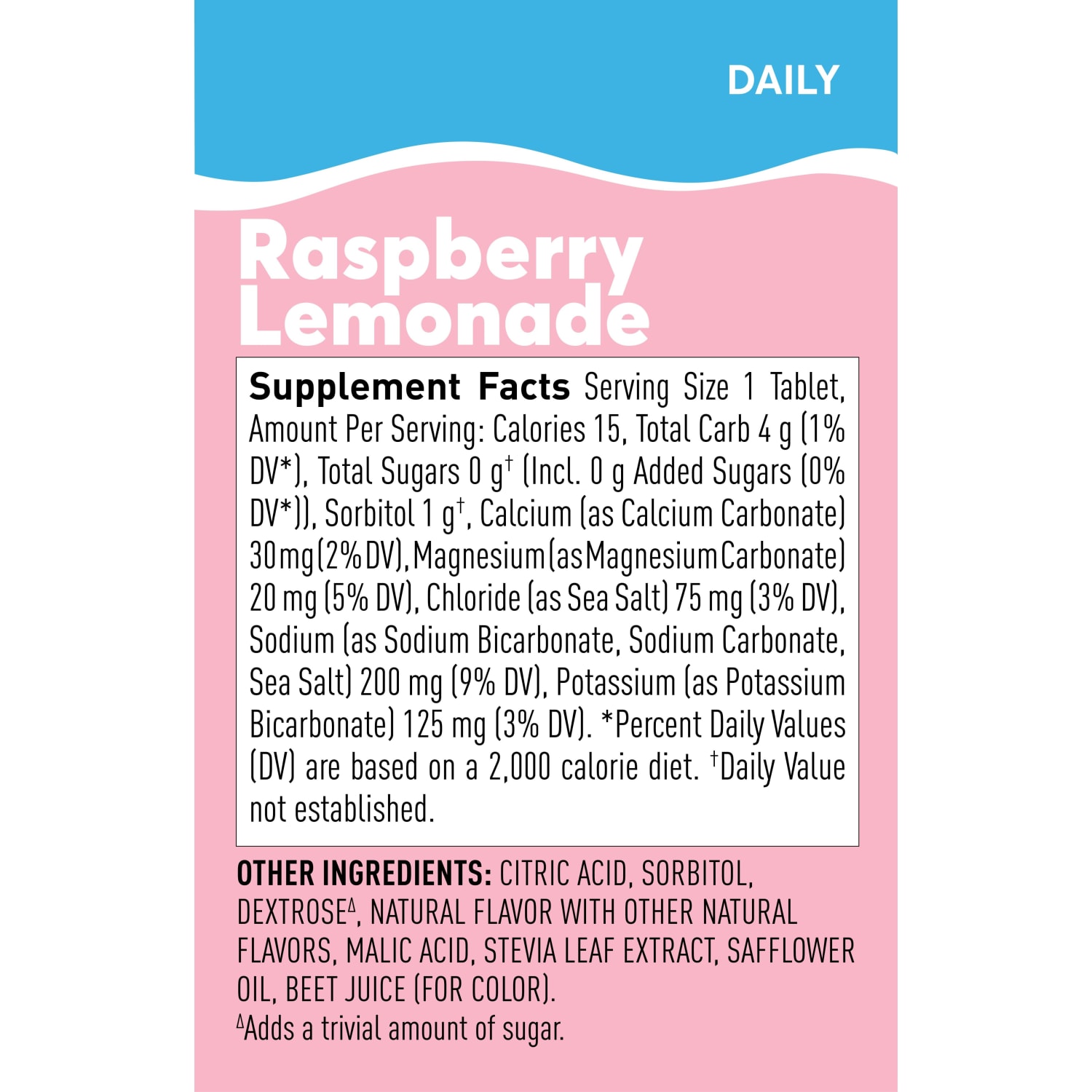 Nuun Daily Raspberry Lemonade, 10 Tablets Per Tube, Box Of 8 Tubes - Image 4