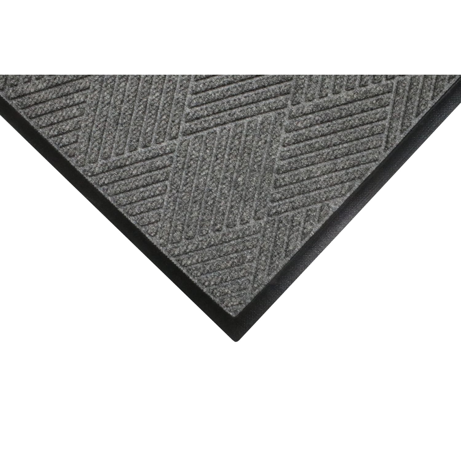 M+A Matting Waterhog Max Diamond Classic Floor Mat, 4ftH x 6ftW, Gray Ash - Image 3