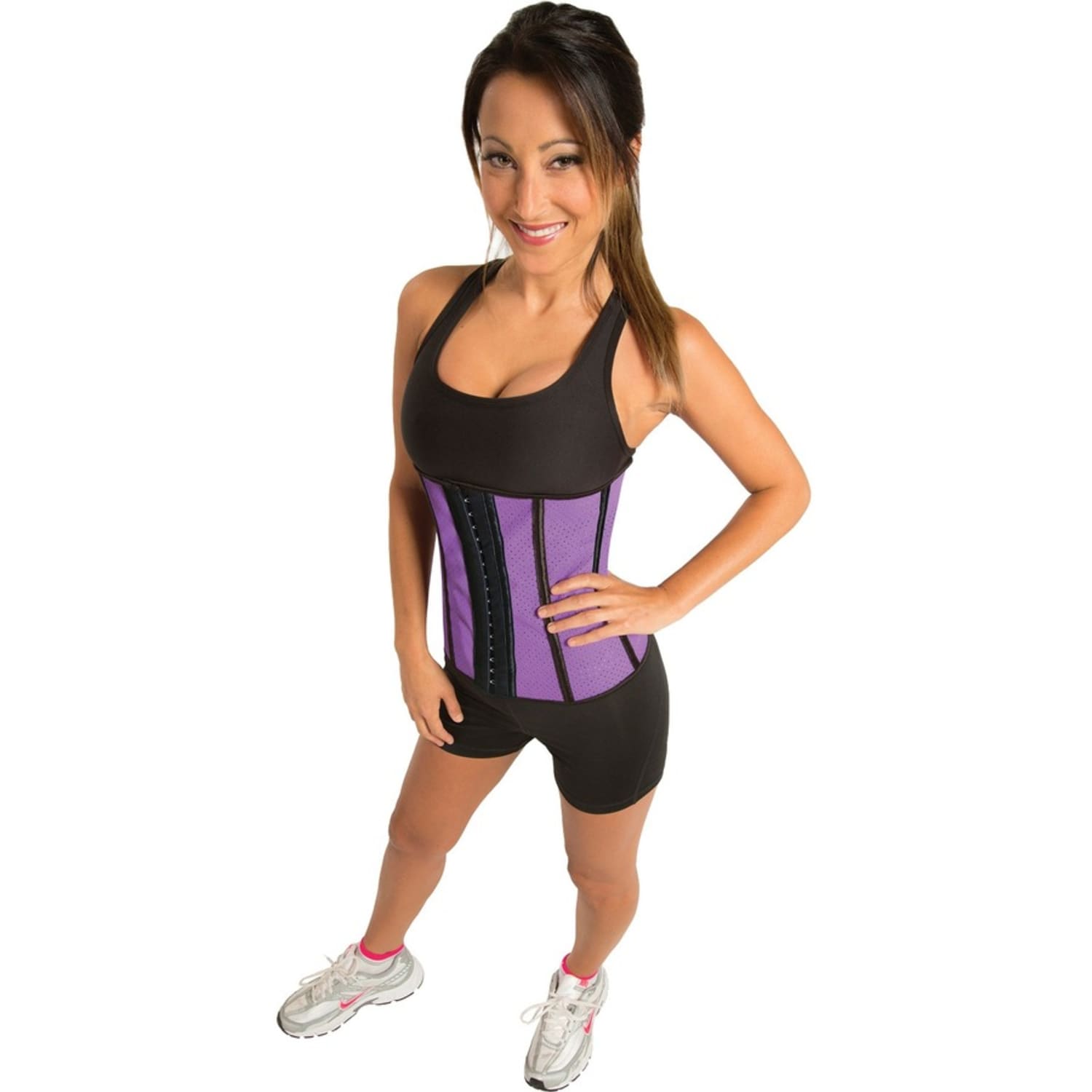 GoFit Corset Waist Trainer (Medium) - Stainless Steel - Image 5
