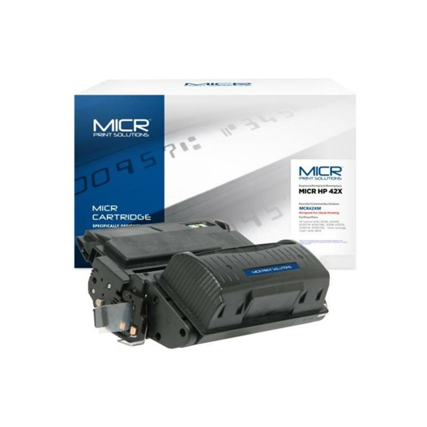 MICR Print Solutions Black High Yield MICR Toner Cartridge Replacement For HP 42X, Q5942X, MCR42XM - Image 3