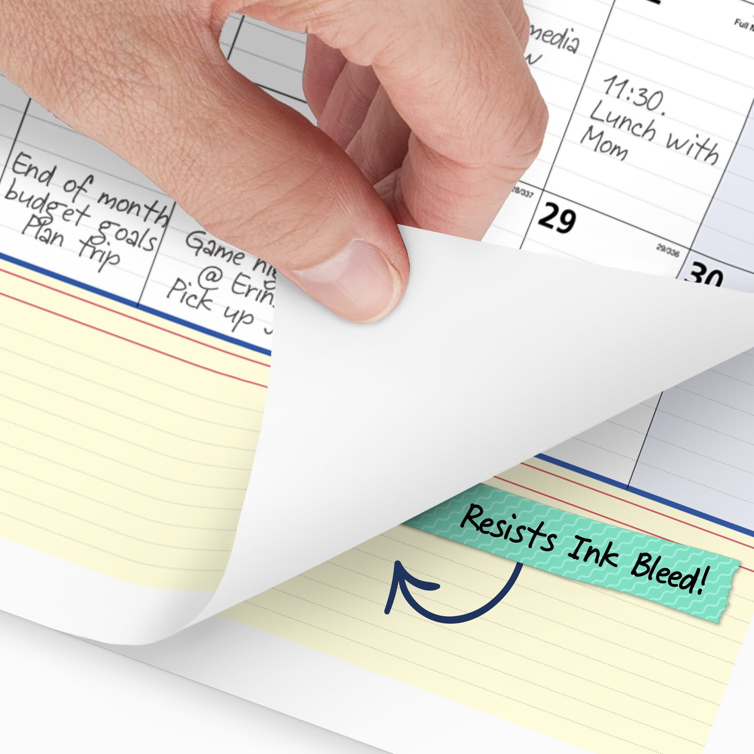 AT-A-GLANCE QuickNotes 2027 Monthly Desk Wall Calendar, Medium, 12in x 17in - Image 3