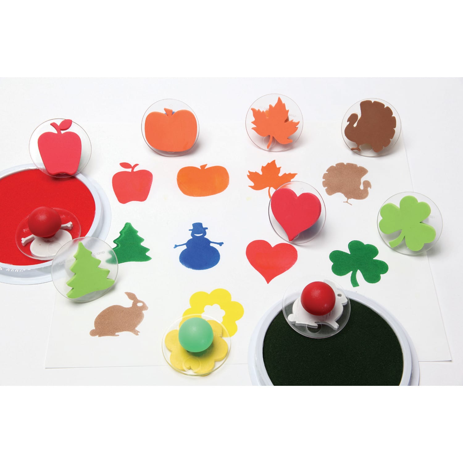 READY 2 LEARN Giant Stampers, Holiday Shapes, Set Of 10 - Image 3