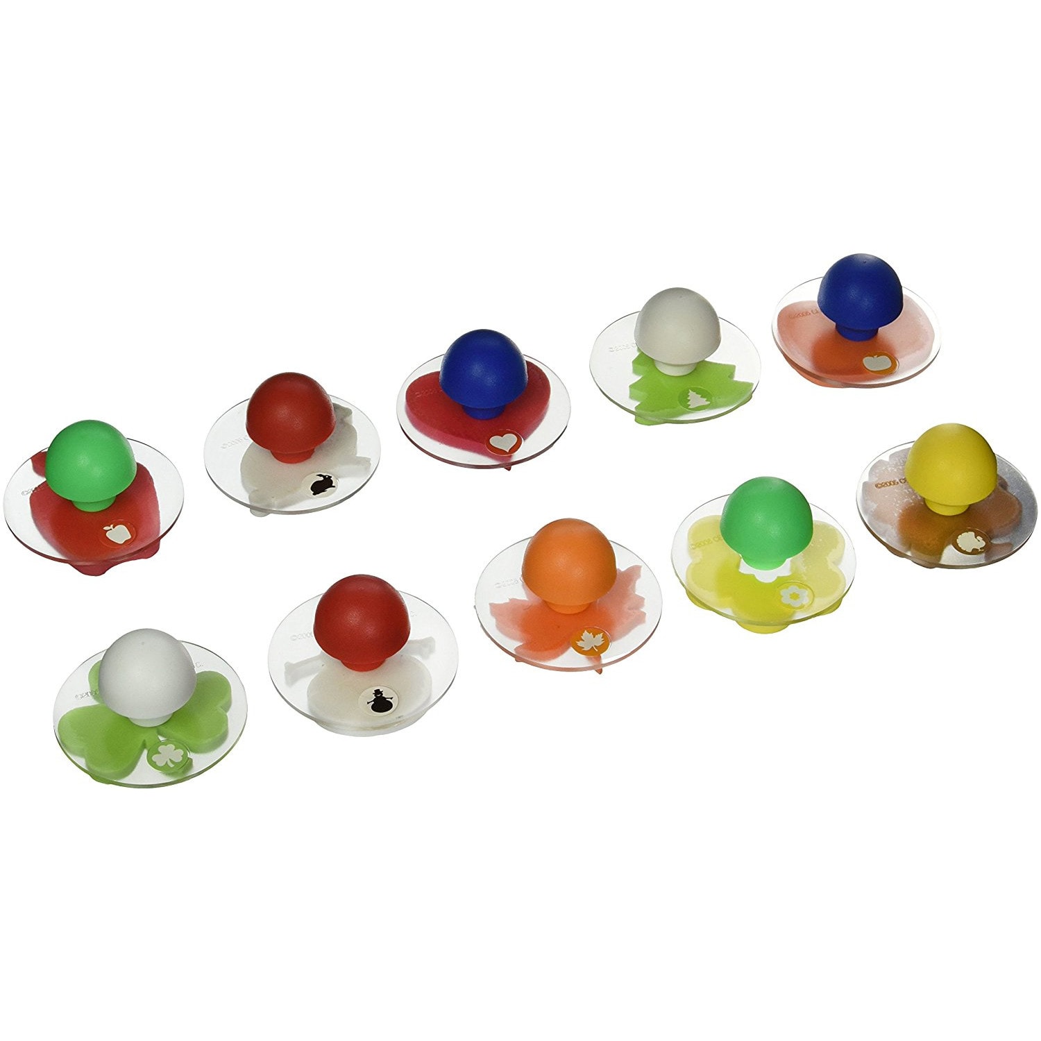 READY 2 LEARN Giant Stampers, Holiday Shapes, Set Of 10 - Image 4
