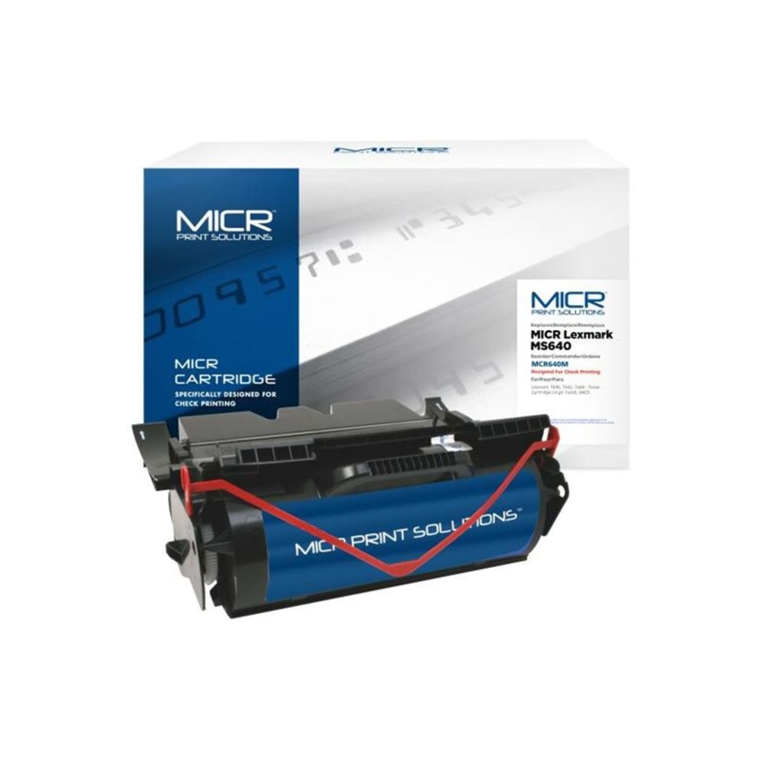 MICR Print Solutions Black High Yield MICR Toner Cartridge Replacement For Lexmark 64035HA, MCR640M - Image 3