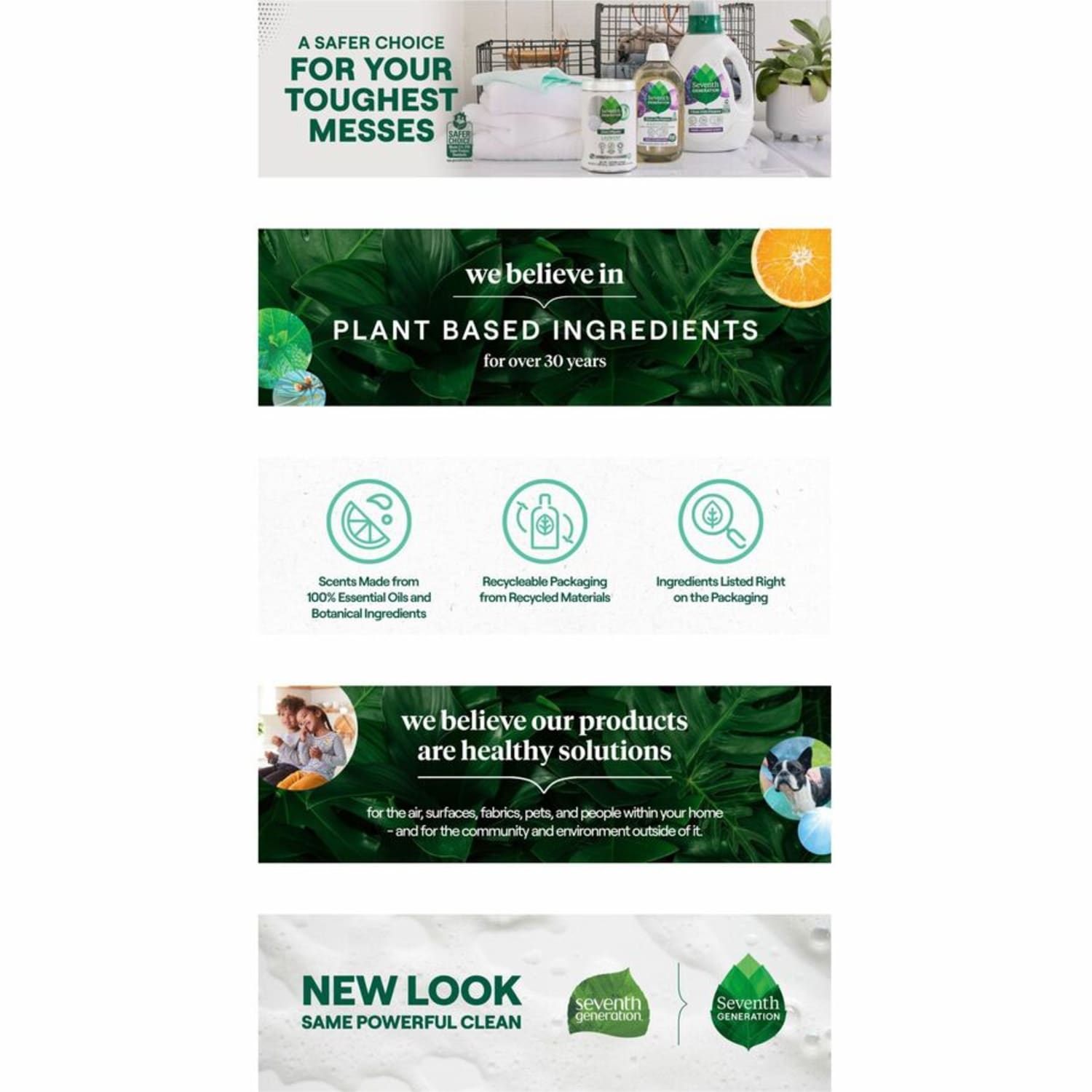 Seventh Generation All Purpose Cleaner - 23 fl oz (0.7 quart) - Fragrance-free, Dye-free, Streak-free, Non-toxic, VOC-free - Clear - 8 / Carton - Image 3