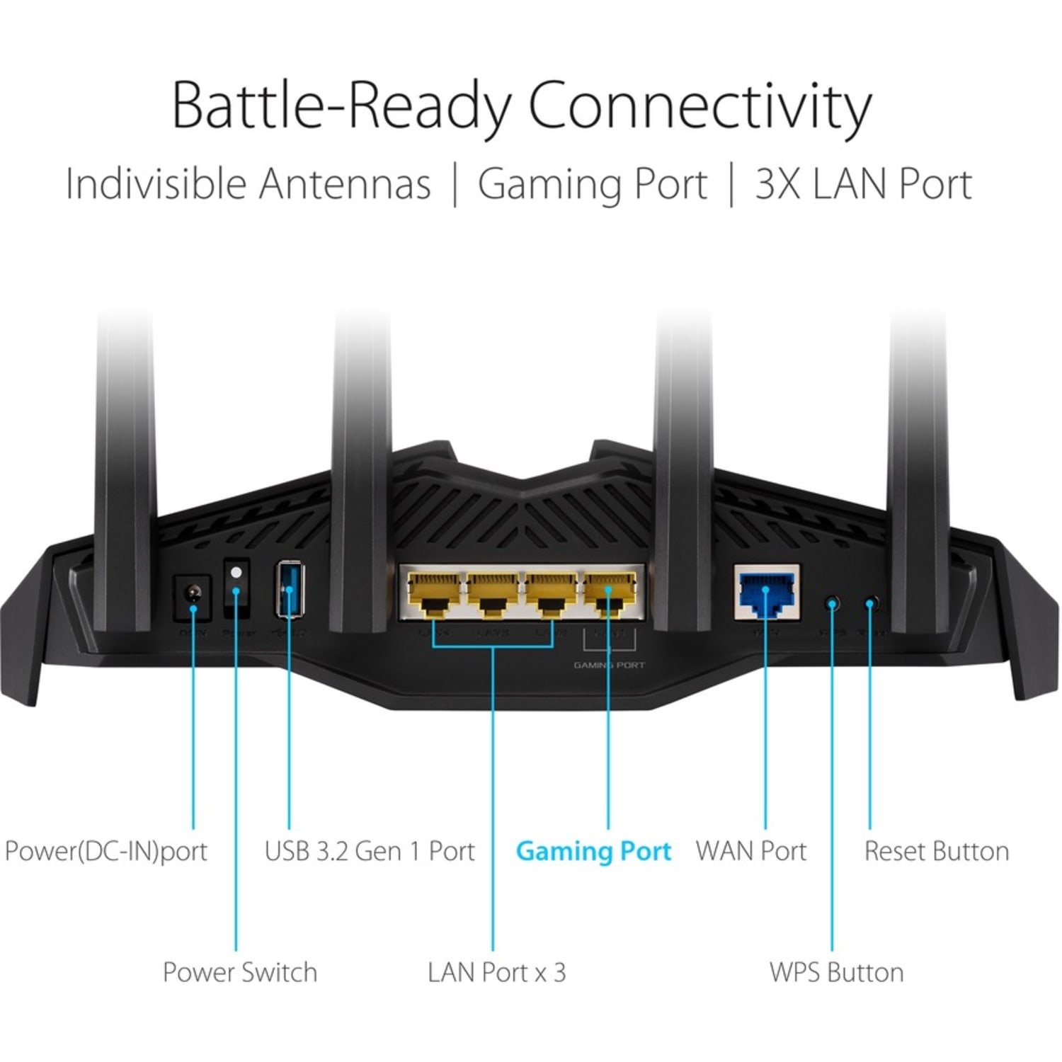 Asus RT-AX82U Wireless Ethernet Wireless Router - Image 5