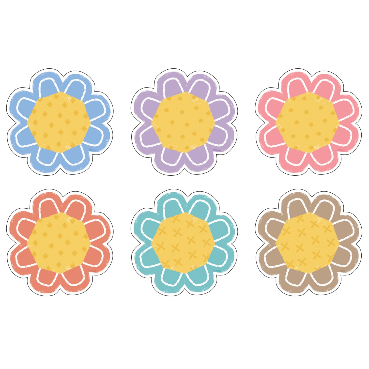 Trend Classic Accents, Garden Flowers, 36 Accents Per Pack, Bundle Of 3 Packs - Image 4