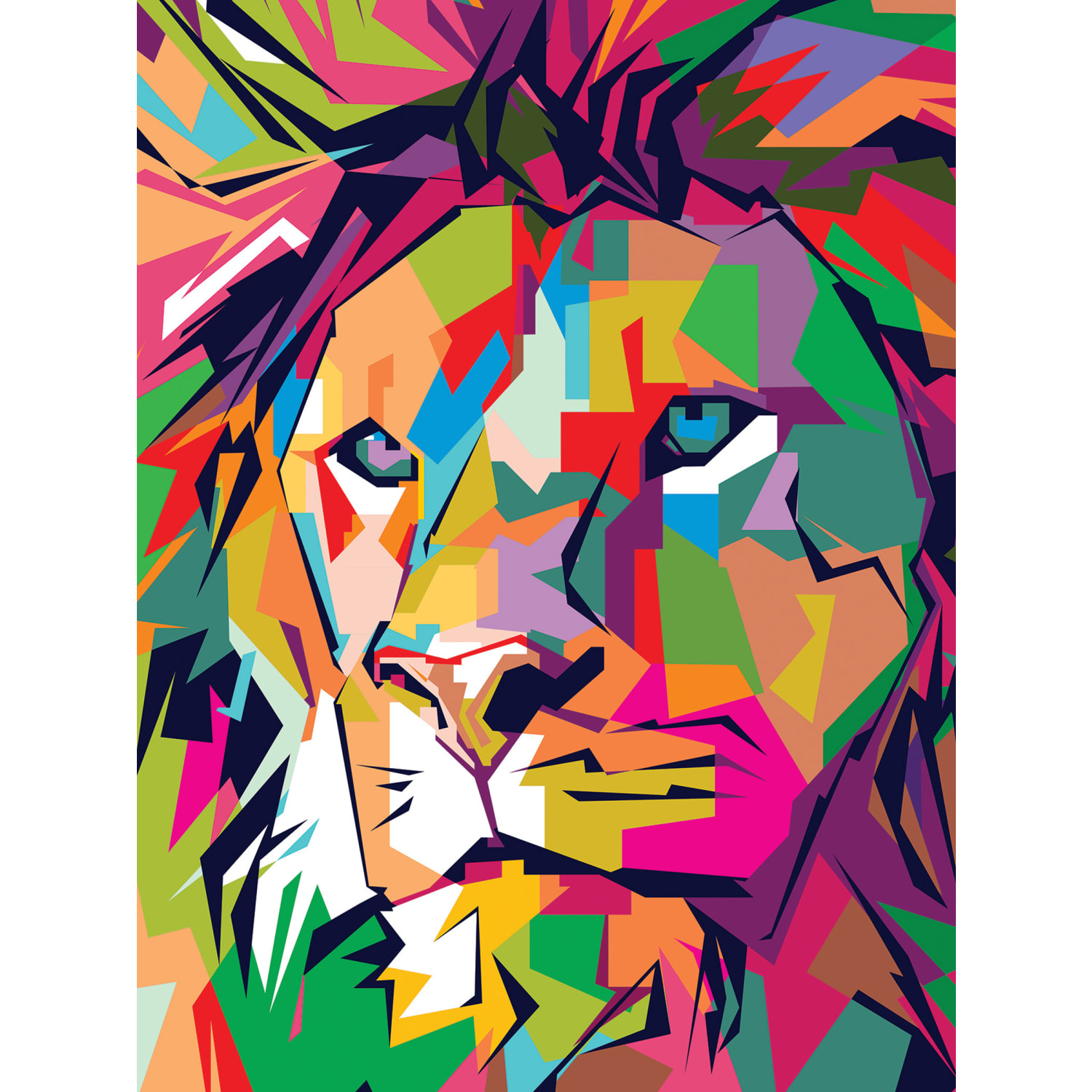 Willow Creek Press 500-Piece Puzzle, Funky Lion - Image 3