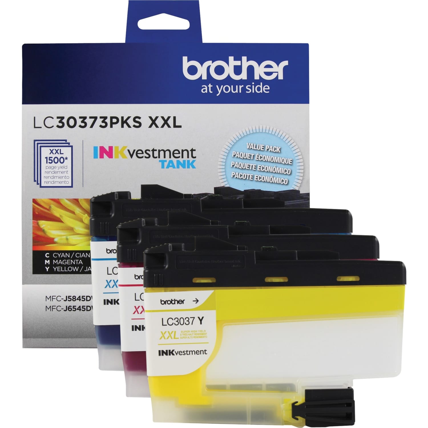 Brother LC3037 Cyan; Magenta; Yellow Super-High-Yield Ink Cartridges, Pack Of 3, LC30373PKS - Image 6