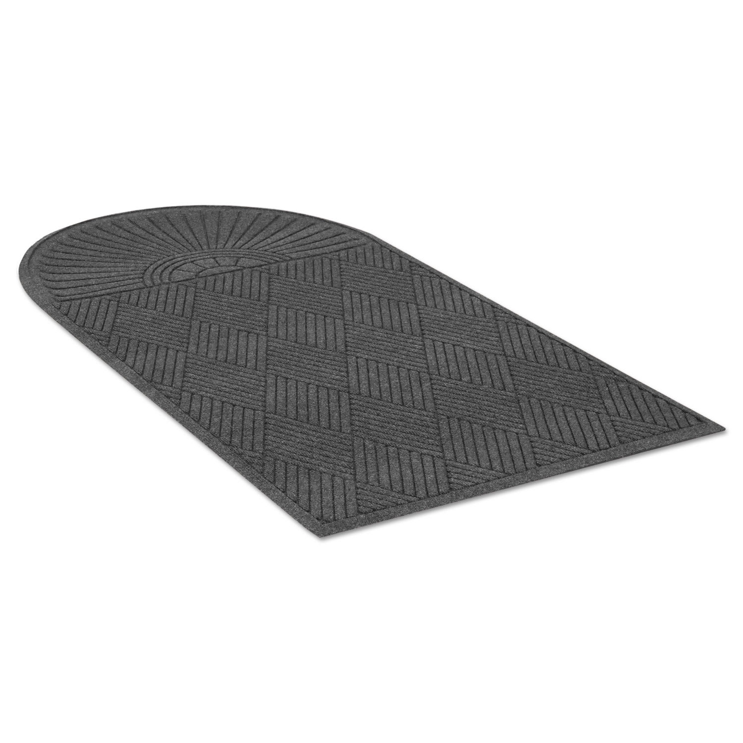 Guardian EcoGuard Diamond Floor Mat, Single Fan, 36 x 72, Charcoal - Image 3