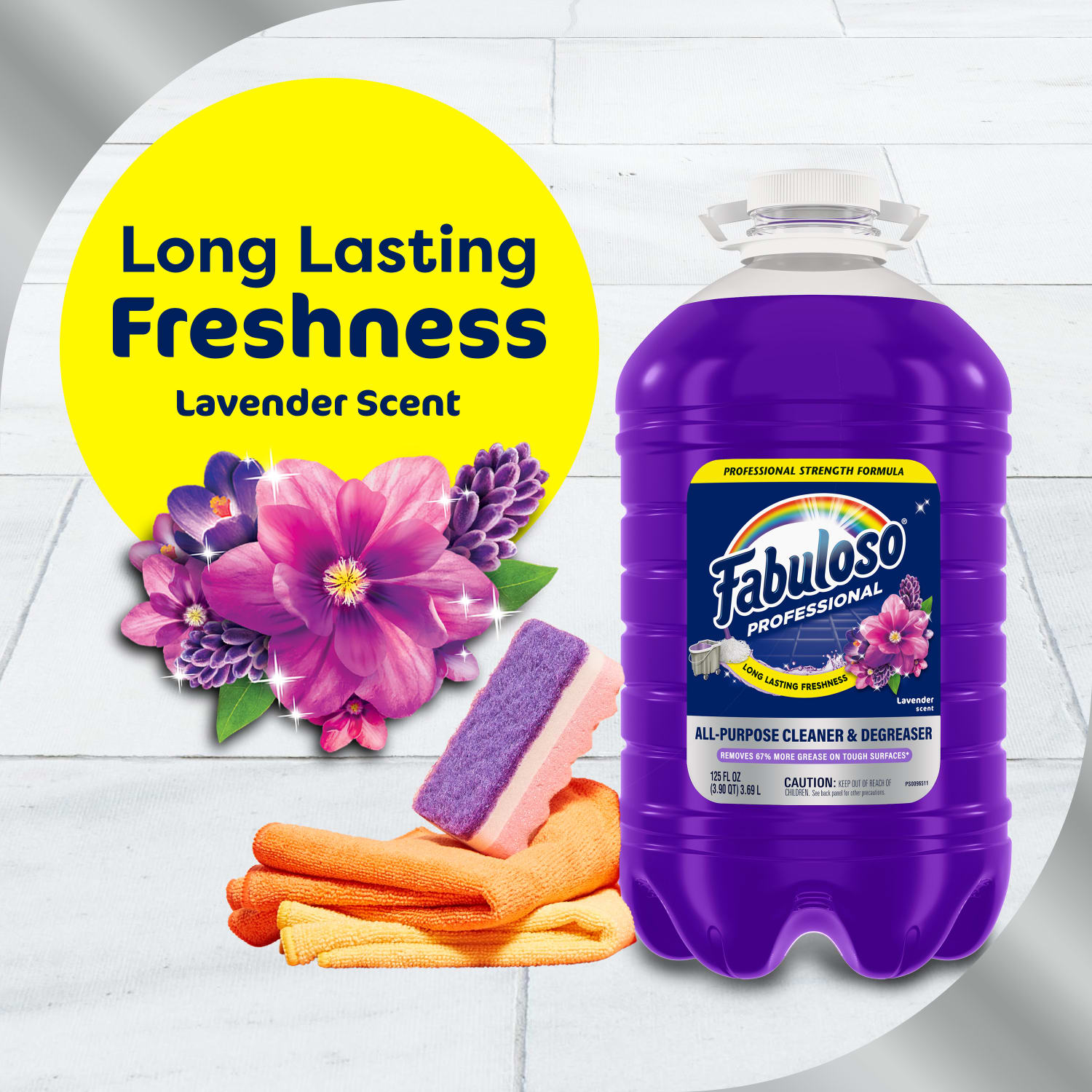 Fabuloso Professional All-Purpose Cleaner And Degreaser, Lavender Scent, 125 Oz - Image 5