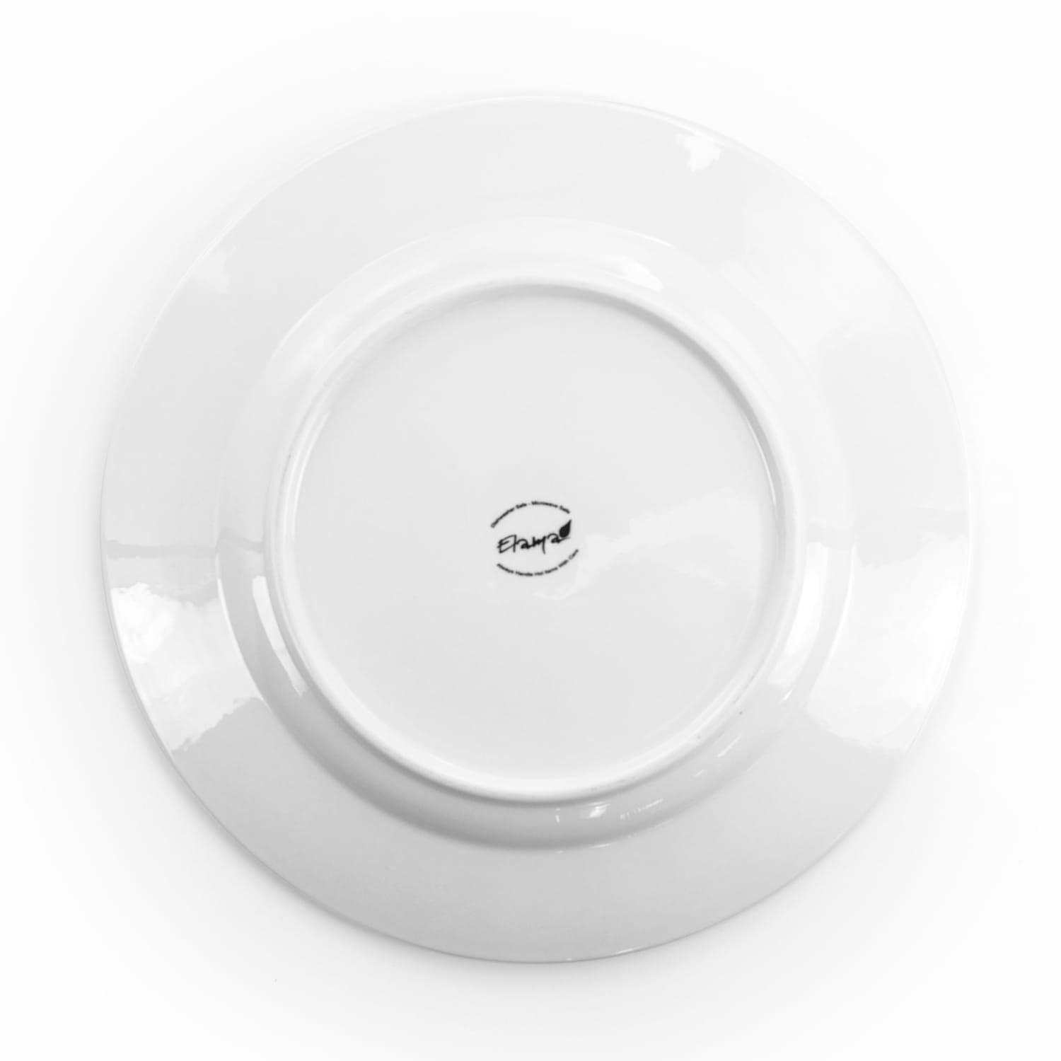 Elama Charlotte 20-Piece Porcelain Dinnerware Set, White - Image 5