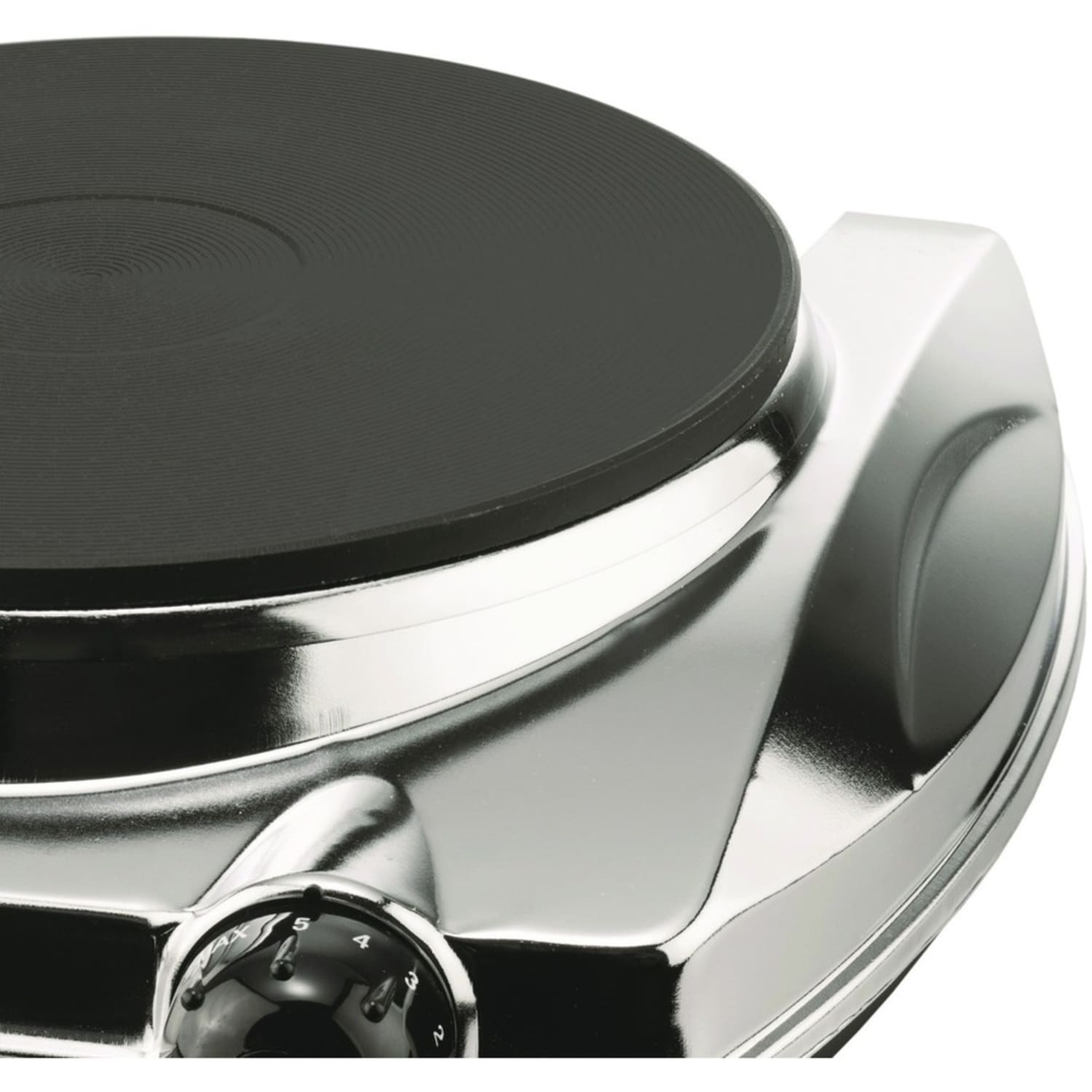 Brentwood TS-337 1000w Electric Hotplate, Silver - 1 x Burner - Cast Iron Burner - Plastic, Metal - Image 5
