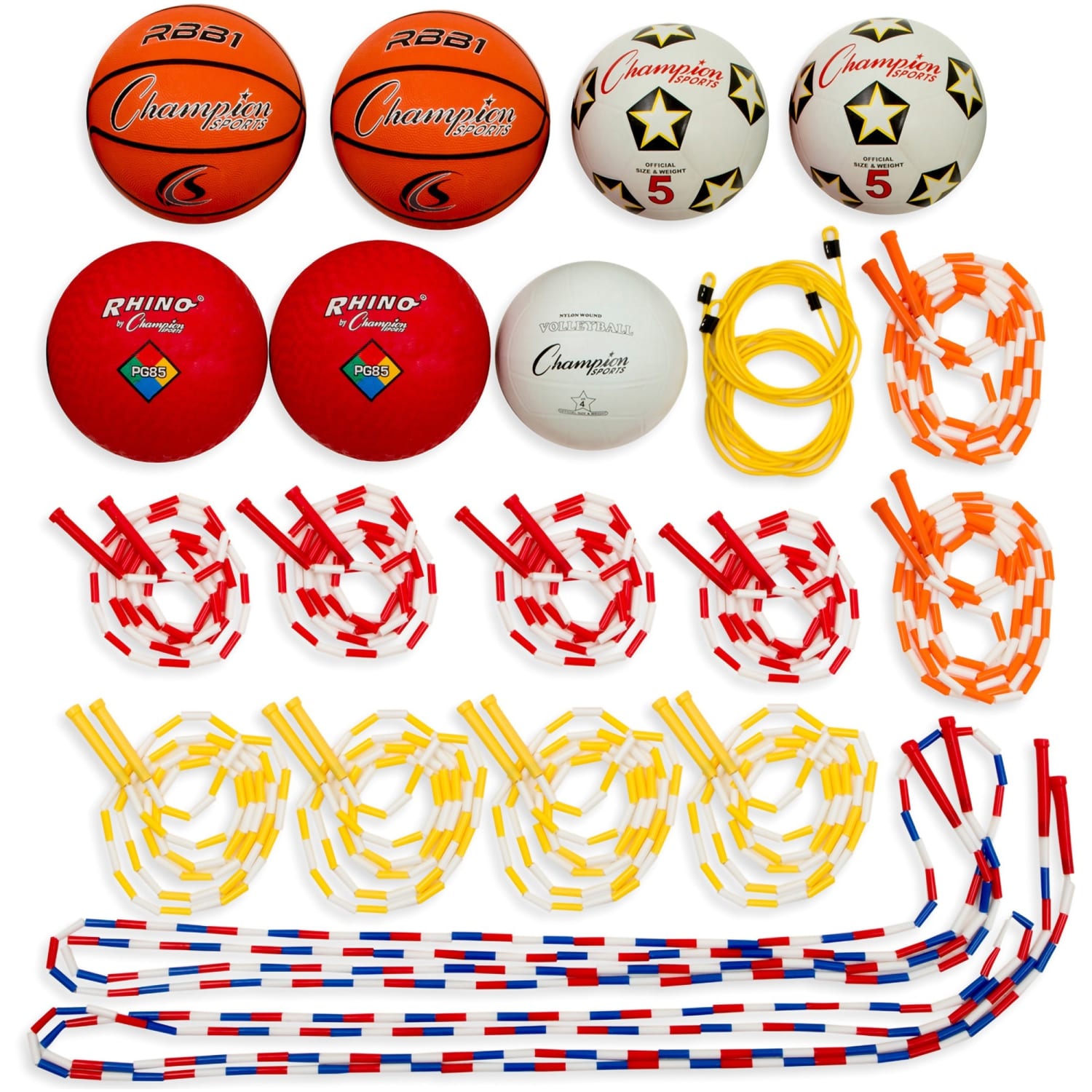 Champion Sports Variety Playground Set - Assorted - 21 / Set - Image 3