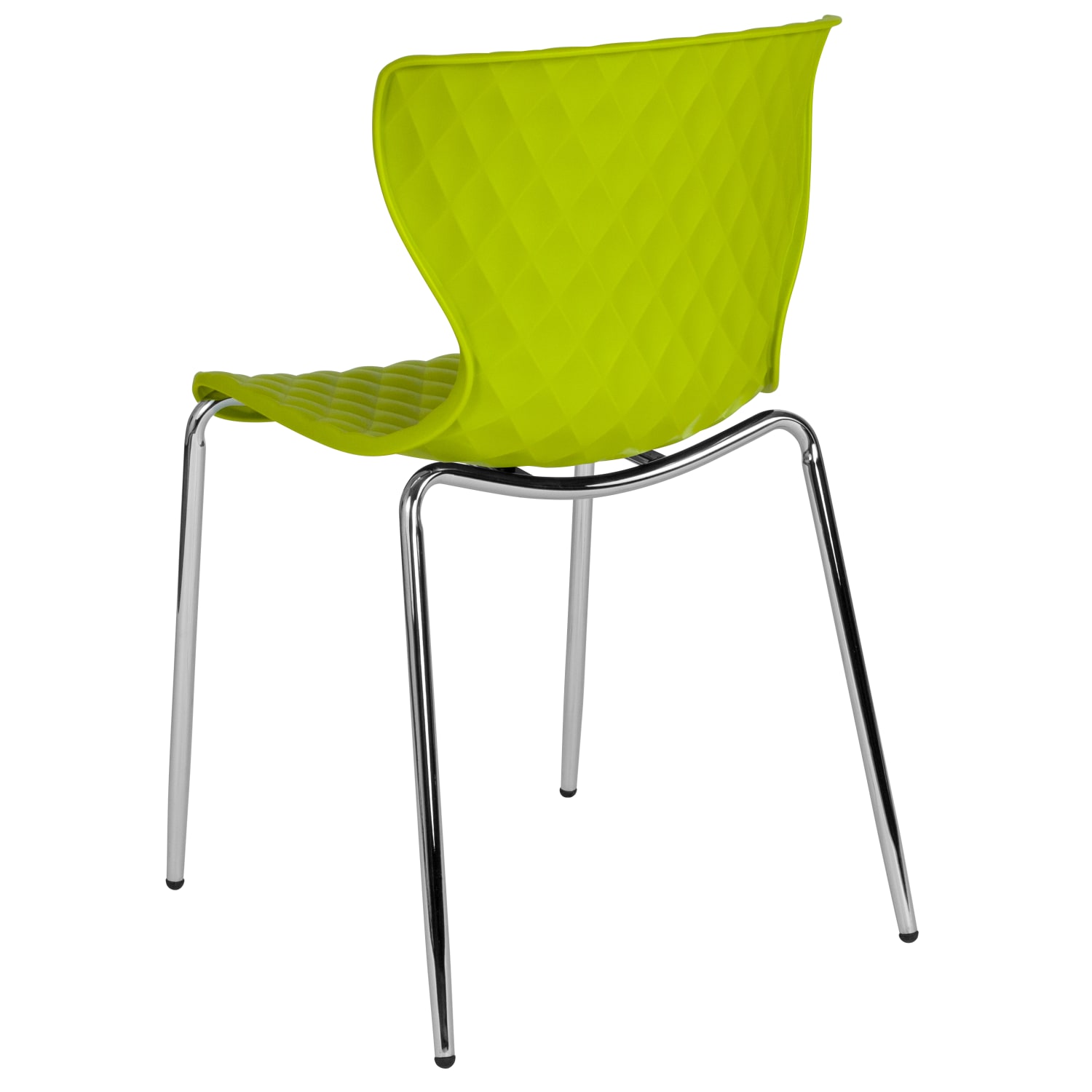 Flash Furniture Lowell Contemporary Design Plastic Stack Chair, Citrus Green - Image 7