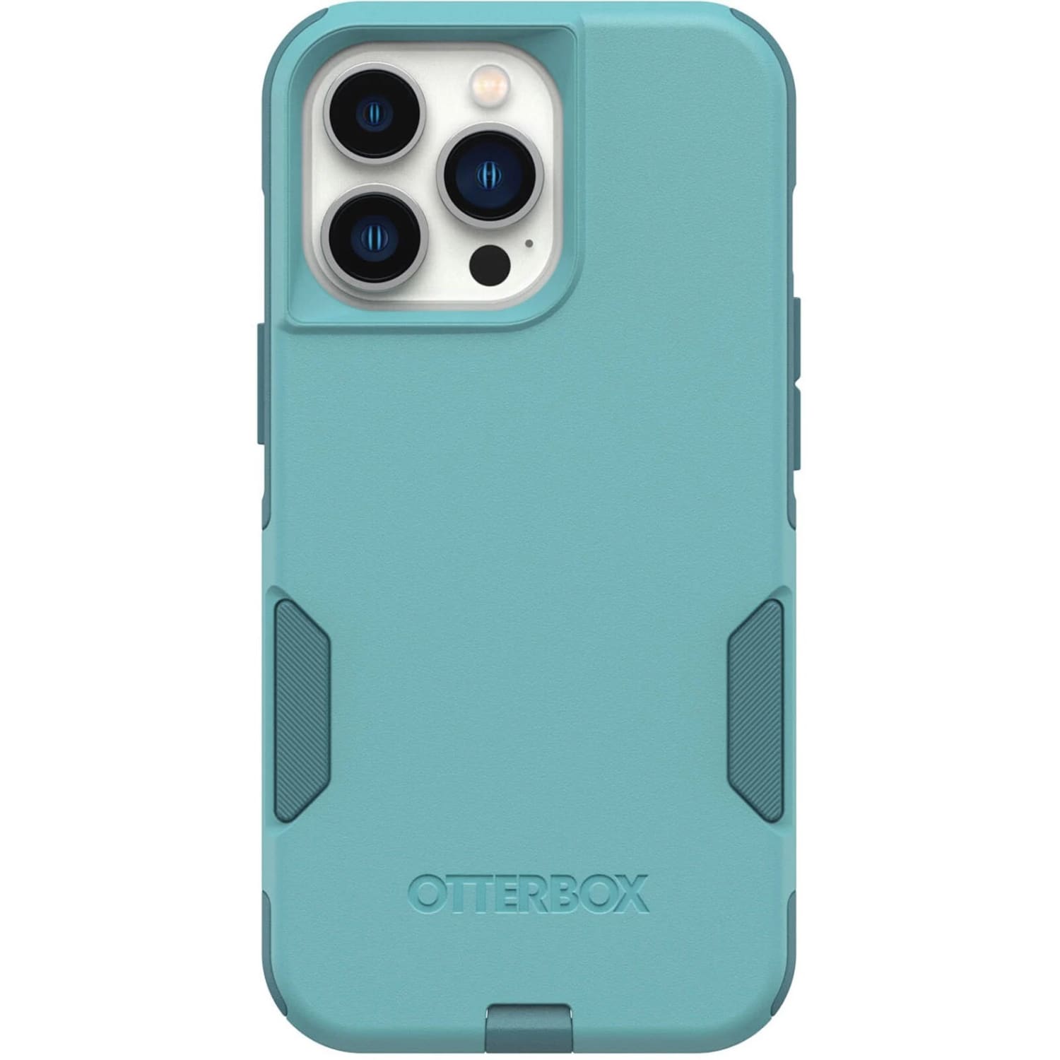 OtterBox Commuter Series Antimicrobial Case For Apple iPhone 13 Pro, Riveting Way, Teal - Image 3