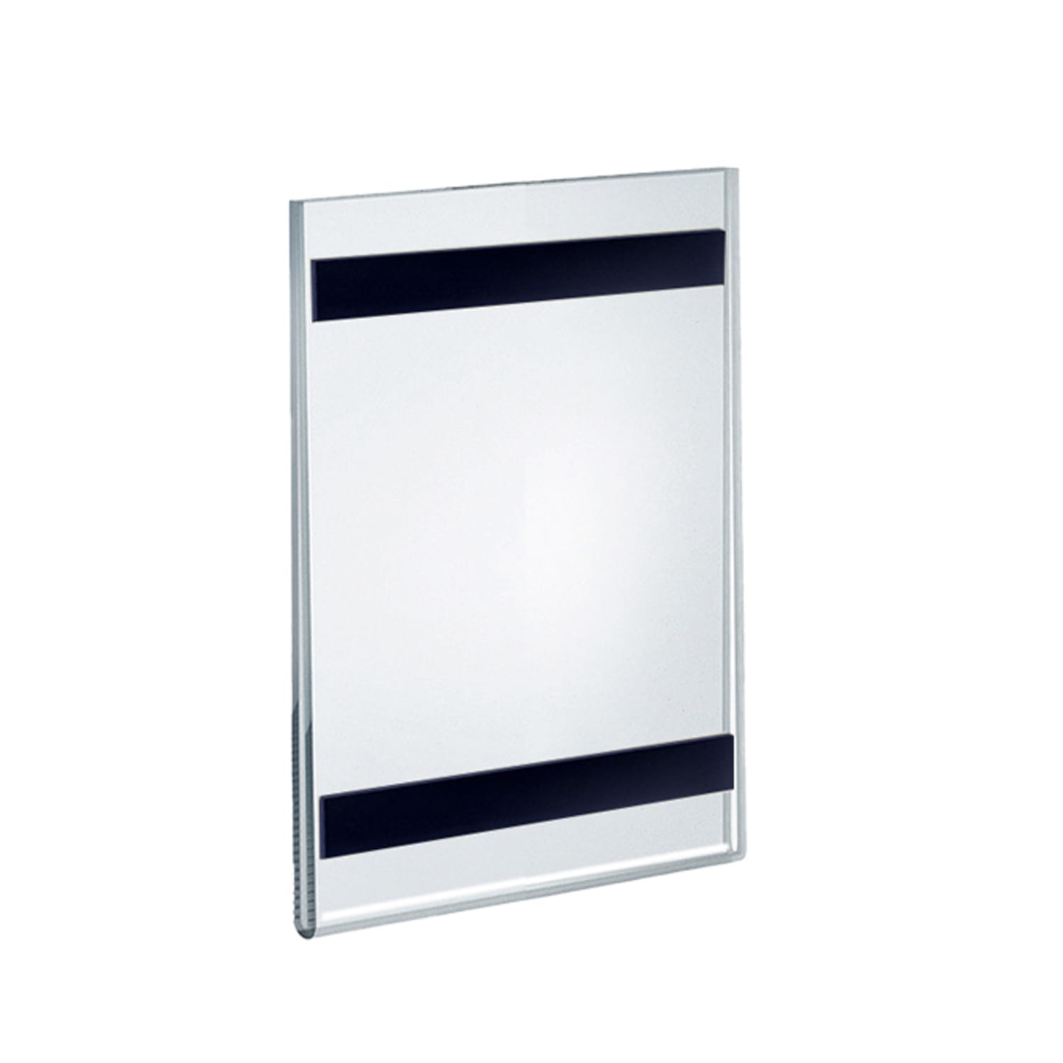 Azar Displays Magnet Back Vertical U-Frame Sign Holders, 6inH x 4inW x 1/4inD, Clear, Pack Of 10 Sign Holders - Image 5