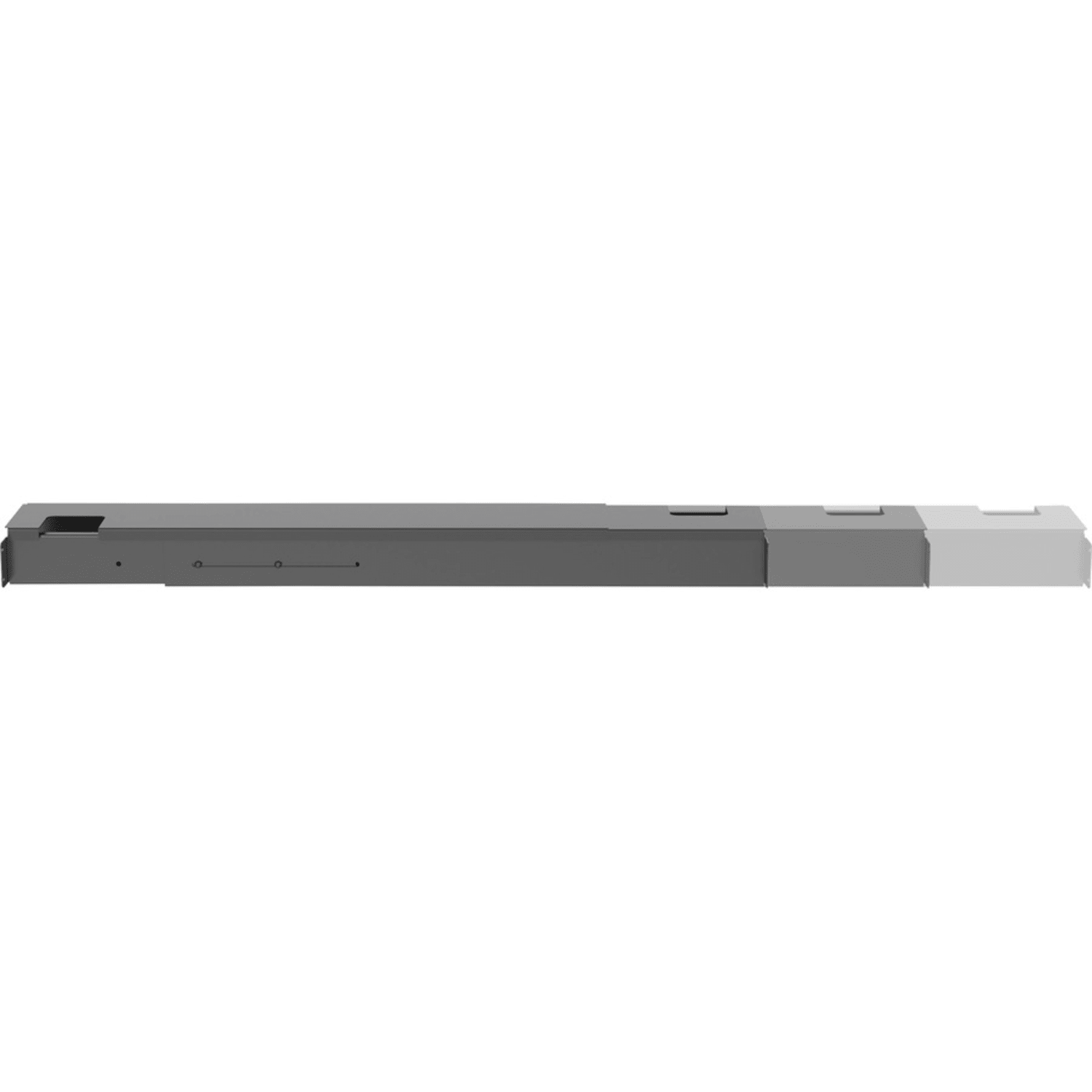 Lorell Beam & Cable Management Spines - Cable Management Spine - Black - 51.20in Length - Acrylonitrile Butadiene Styrene (ABS) - 3 / Set - Image 3