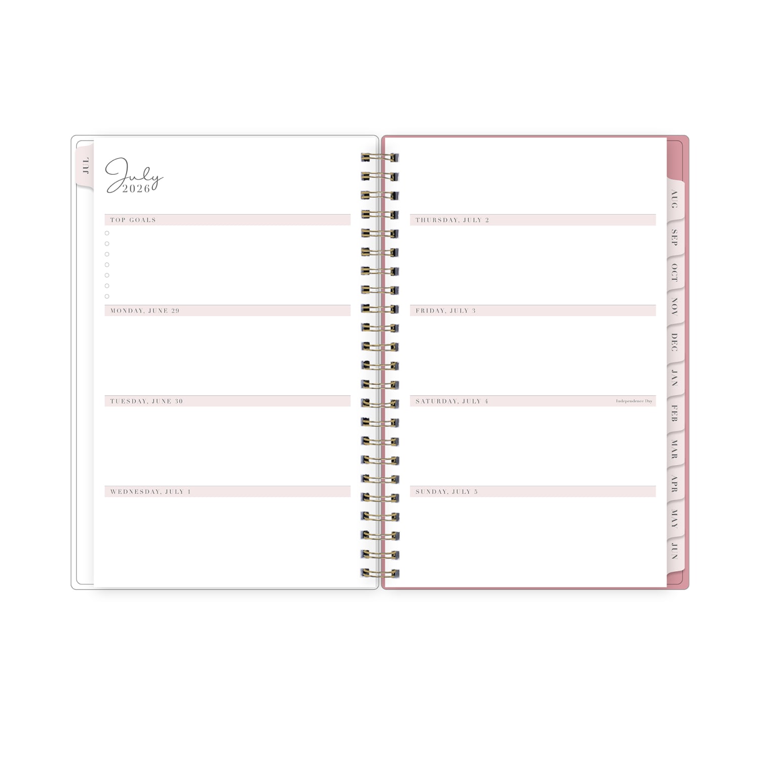 Planning Calendar RP Peony PP 5x8 AY26-27 Weekly/Monthly - Image 3