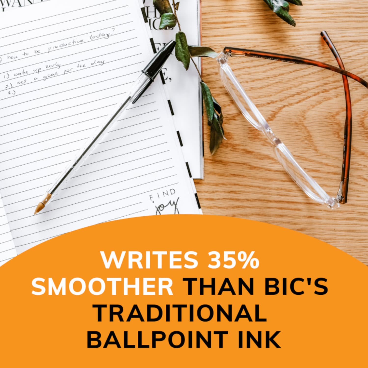BIC Cristal Ballpoint Pens, Medium Point, 1.0 mm, Clear Barrel, Red Ink, Pack Of 12 - Image 4